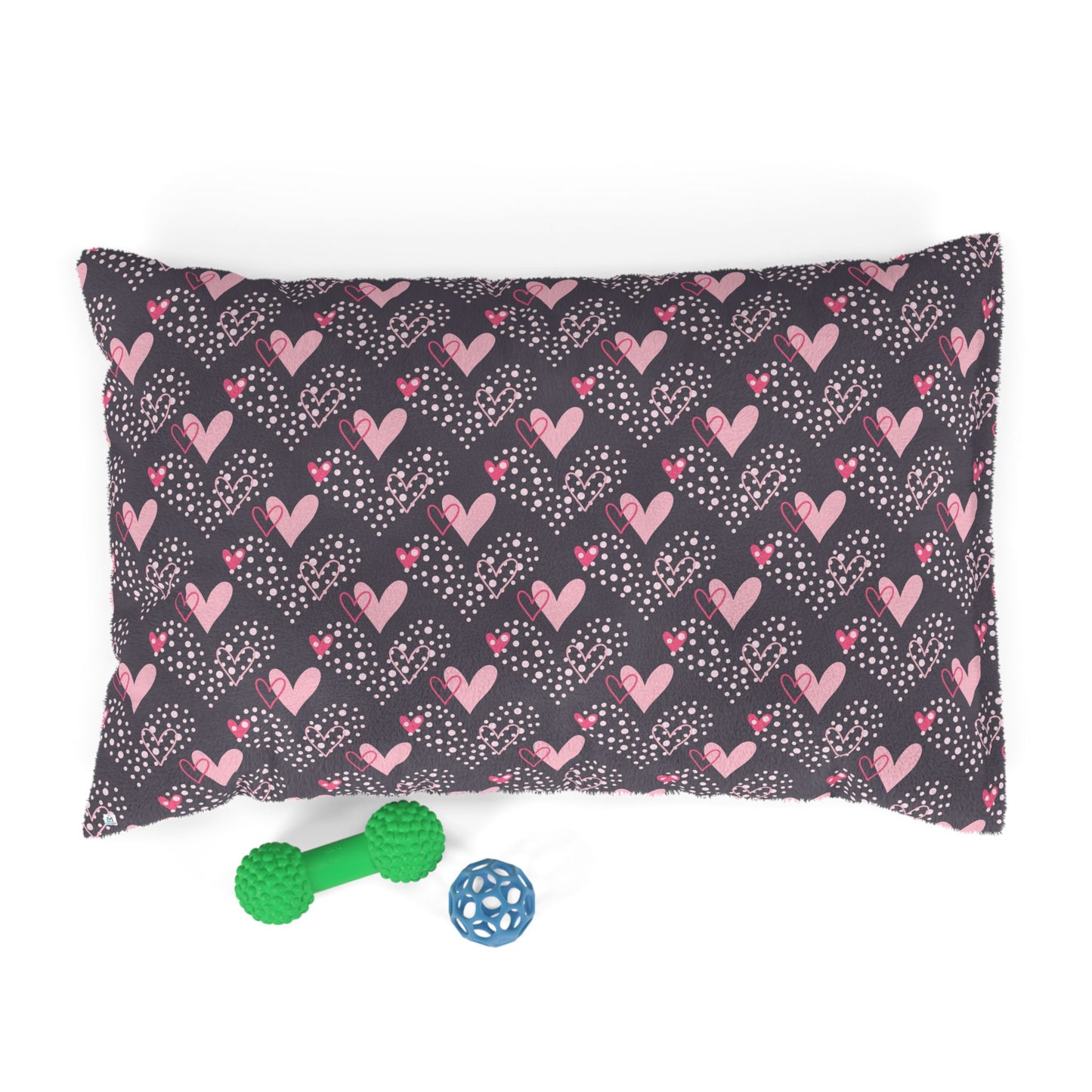 Cute Fun Heart Pattern Pet Bed - Cozy Comfort for Your Furry Friend
