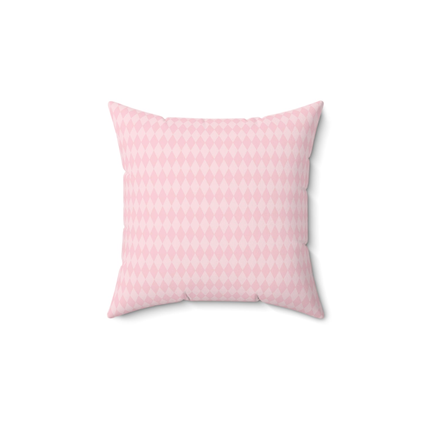Pink Paris Pattern 16 - Faux Suede Square Pillow