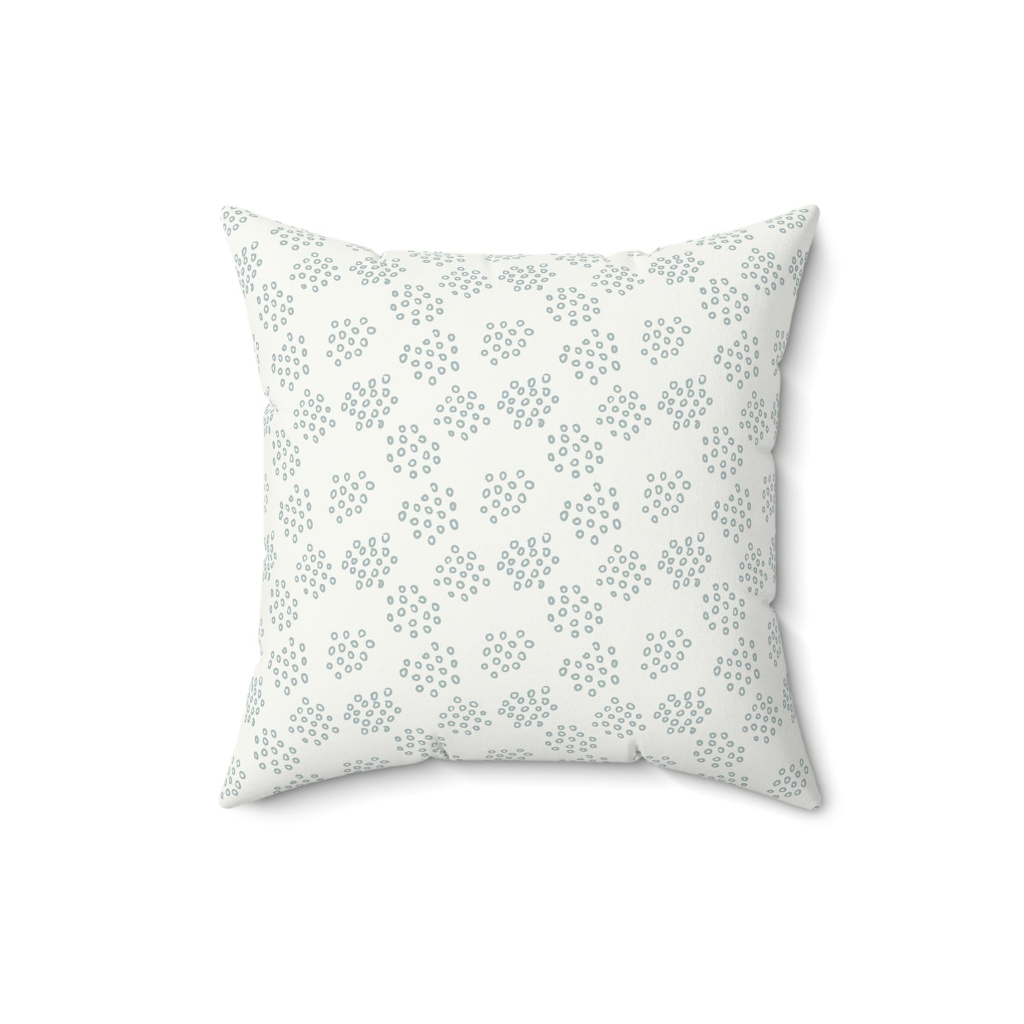 Boho Sage Pattern 11 - Faux Suede Square Pillow