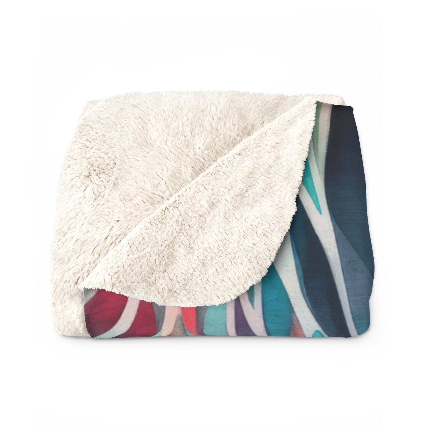 Beautiful, Cozy, Soft - Amazing Watercolor Abstract 3.6 - Sherpa Fleece Blanket