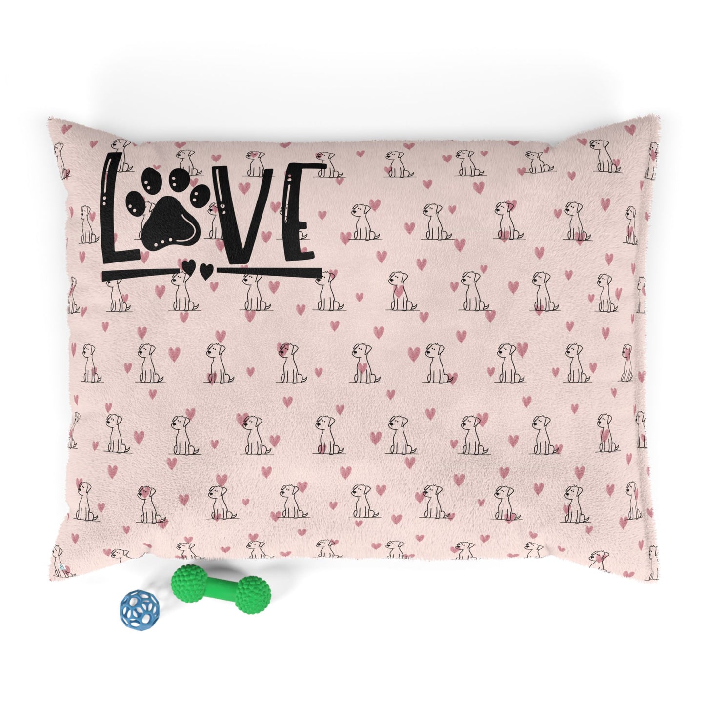 Stylish LOVE Pet Bed for Dogs - Cozy Comfort for Your Furry Friend