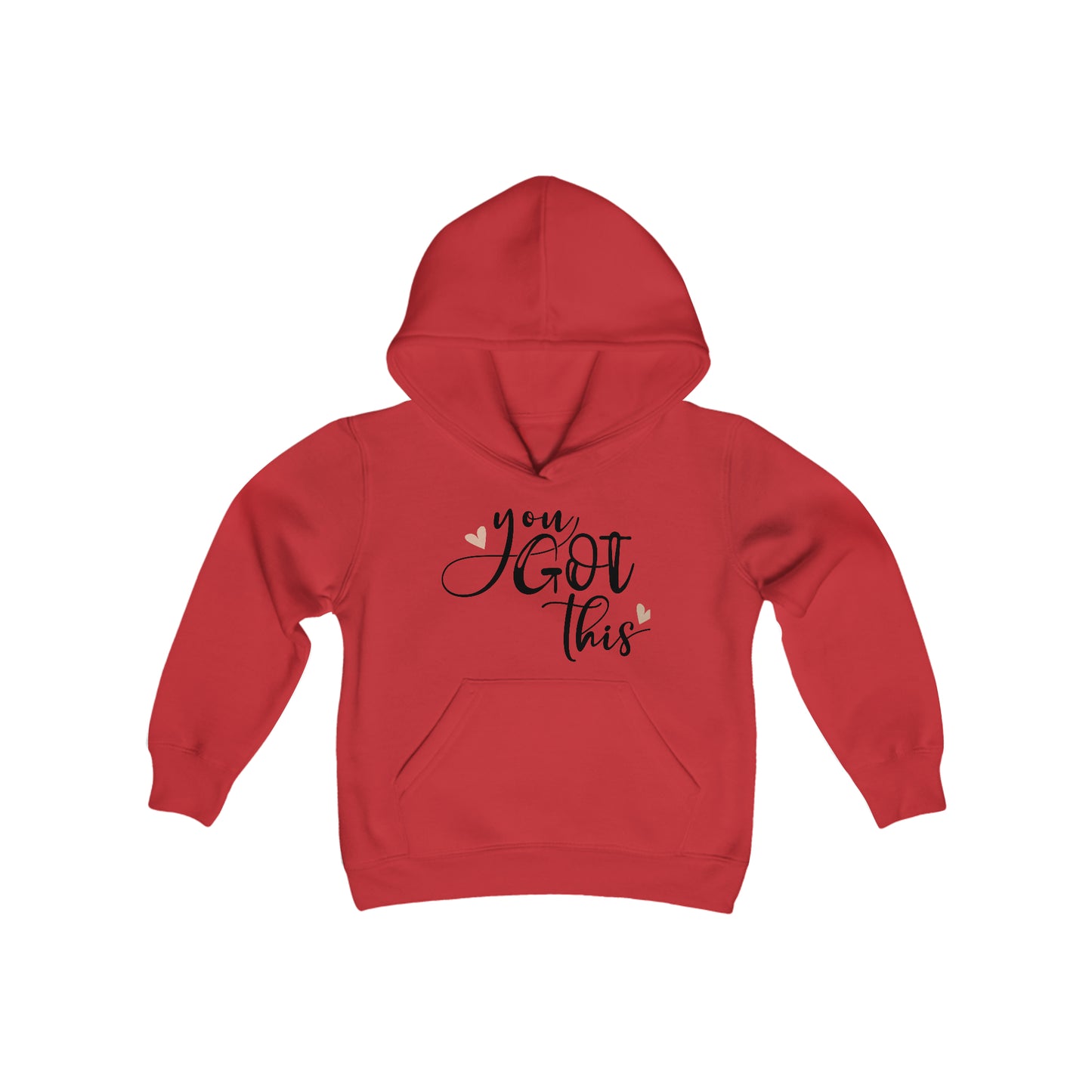 You GOT This - Self Love - Self Acceptance - Inspire - Youth Heavy Blend Hooded Sweatshirt
