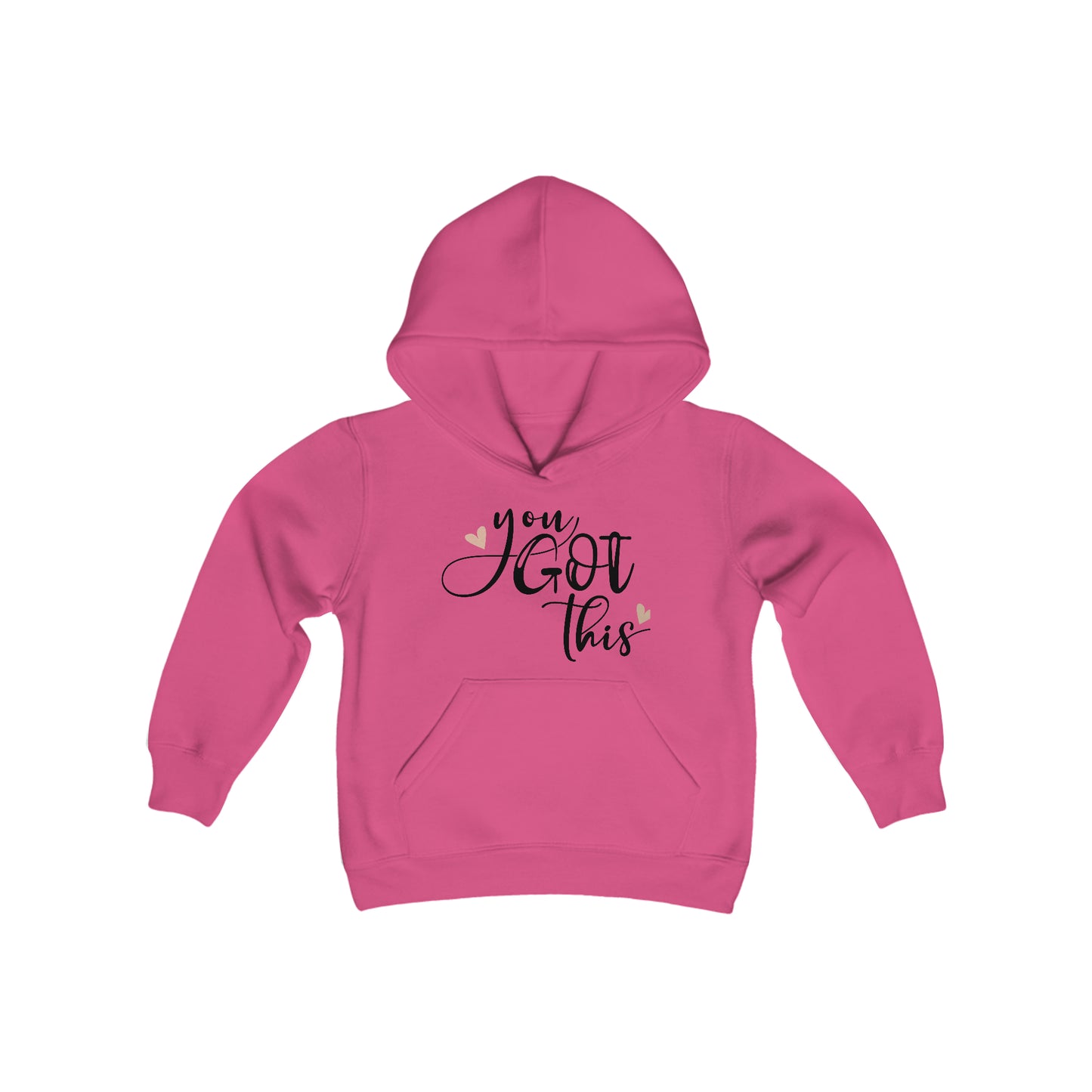 You GOT This - Self Love - Self Acceptance - Inspire - Youth Heavy Blend Hooded Sweatshirt