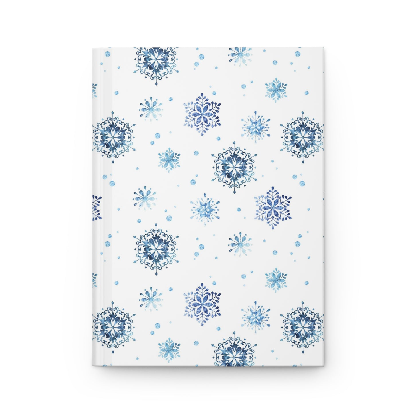 Beautiful Everyday Journaling - White and Blue Winter Paper 4 - Hardcover Journal Matte