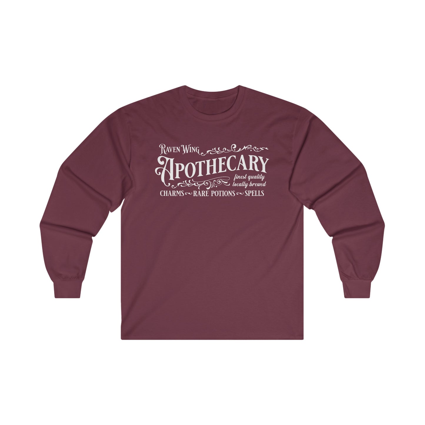 Halloween - Raven Wing - Apothecary - Potions - Spells - Charms - Ultra Cotton Long Sleeve Tee