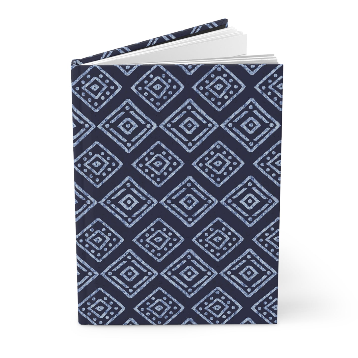 Indigo Batik - Hardcover Lined Journal Matte