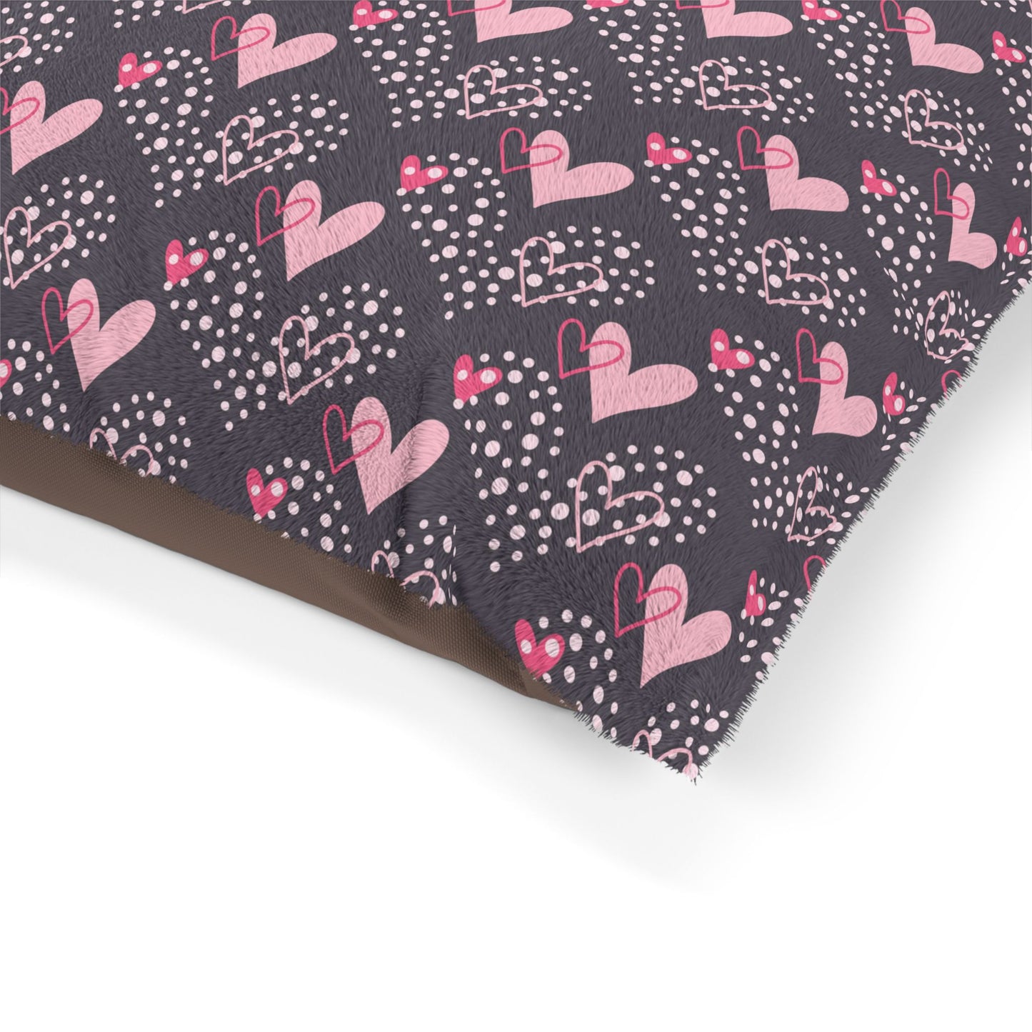 Cute Fun Heart Pattern Pet Bed - Cozy Comfort for Your Furry Friend