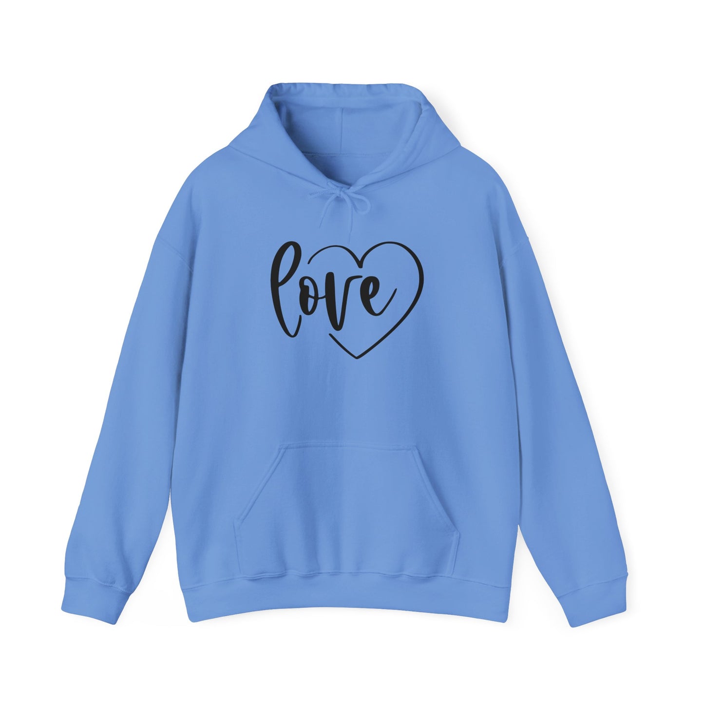 Unisex Heavy Blend Hooded Sweatshirt - Love Heart
