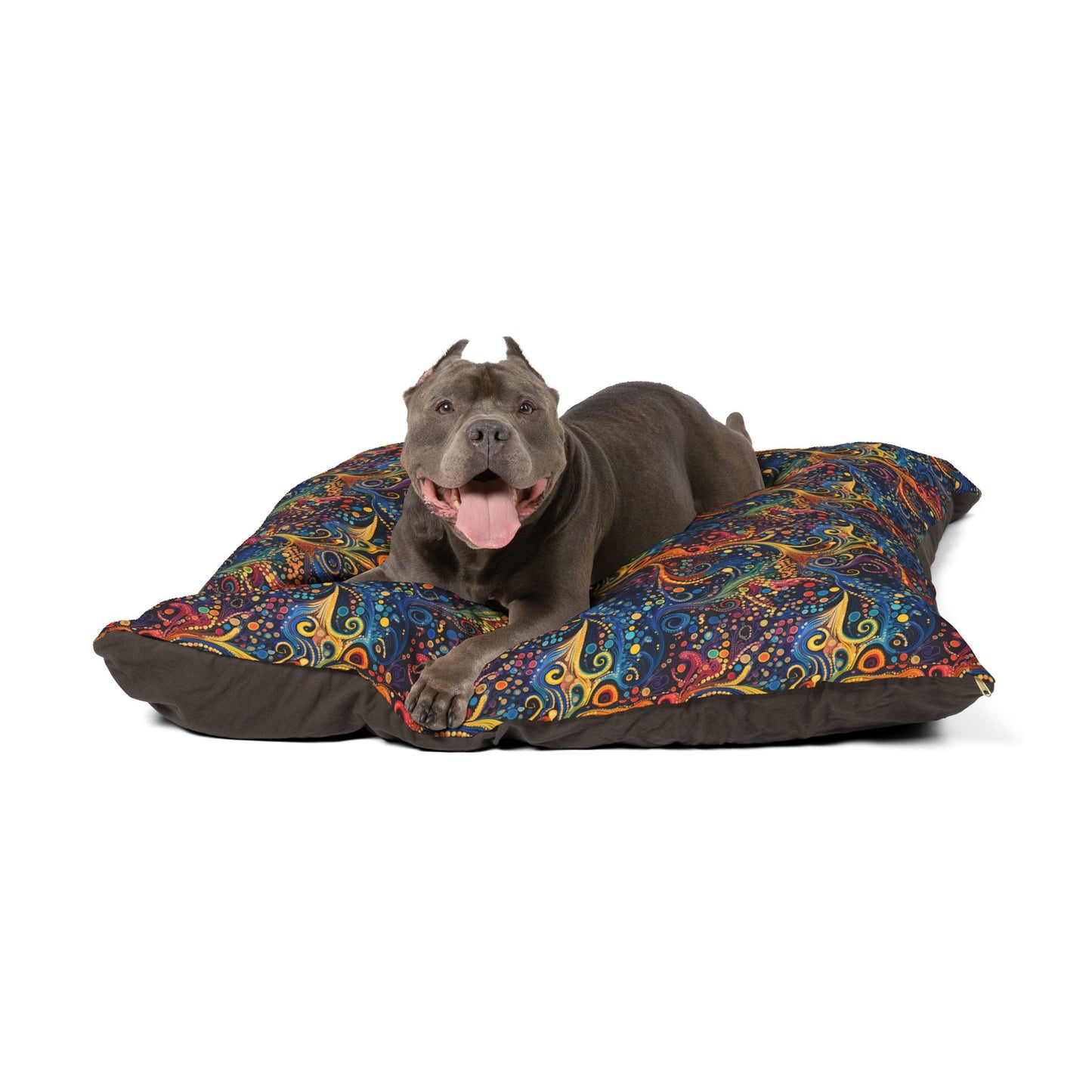 Colorful Swirl Pet Bed - Cozy and Stylish for Your Furry Friend