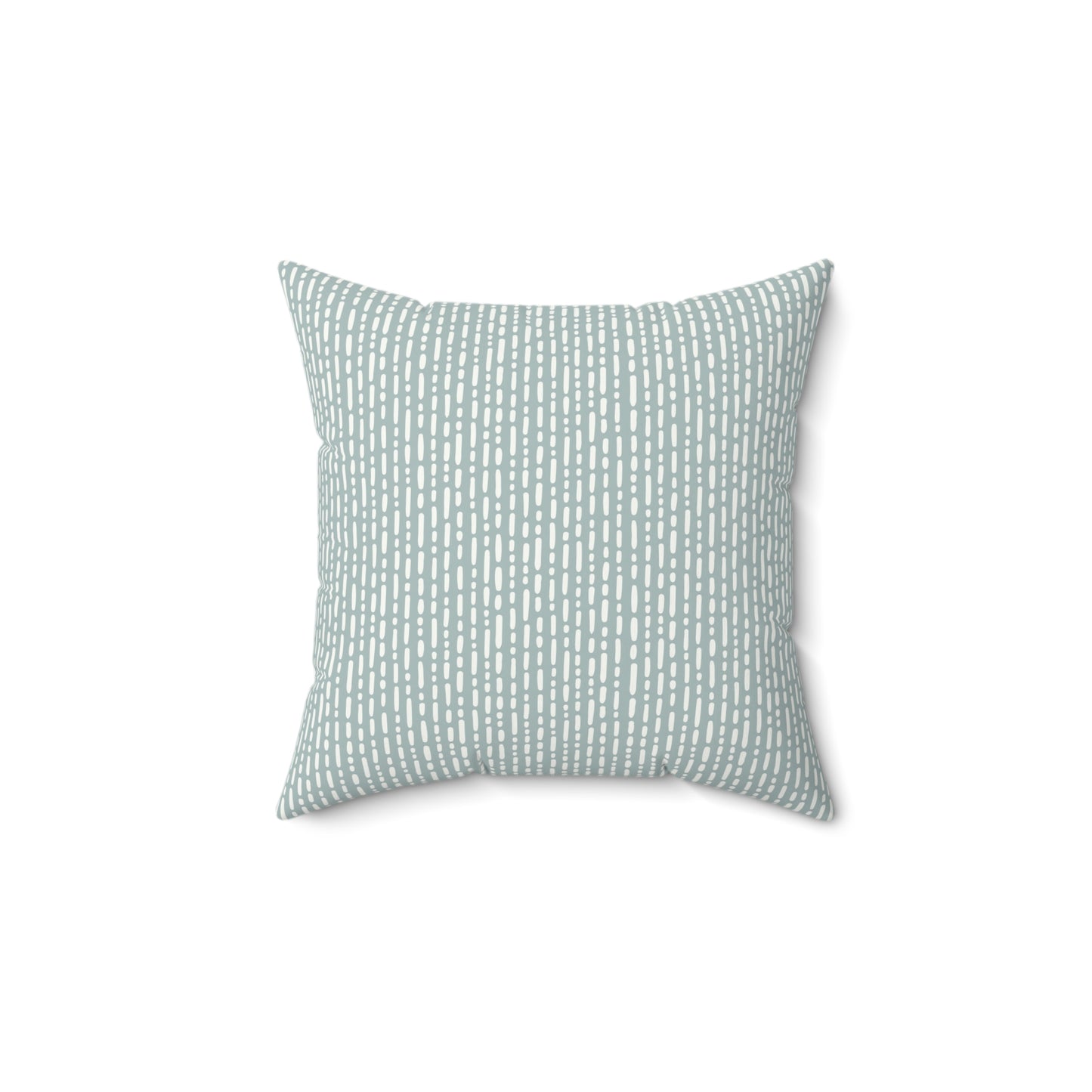 Boho Sage Pattern 5 - Faux Suede Square Pillow