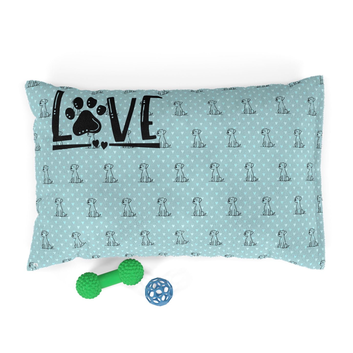Stylish LOVE Pet Bed for Dogs - Cozy Comfort for Your Furry Friend