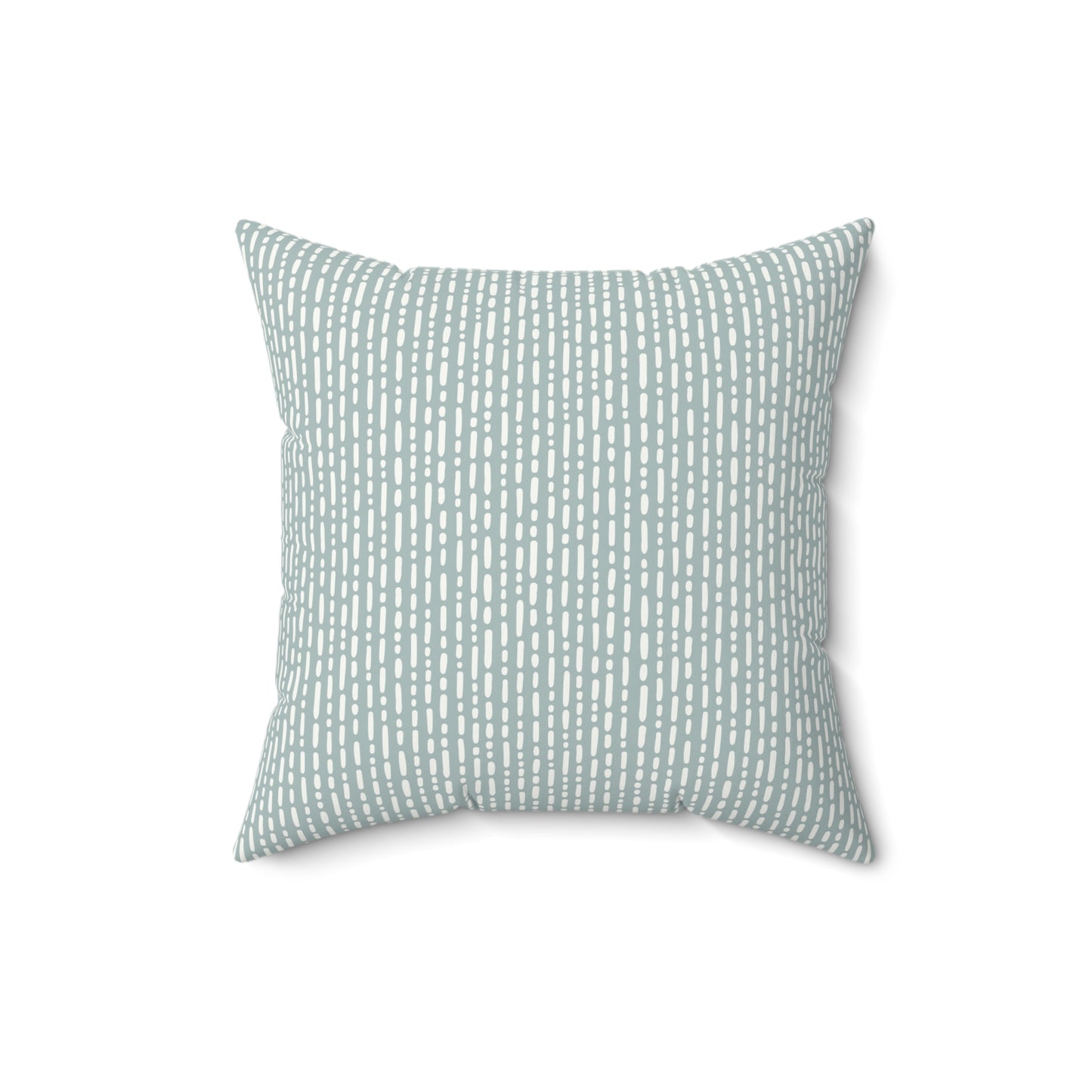 Boho Sage Pattern 5 - Faux Suede Square Pillow