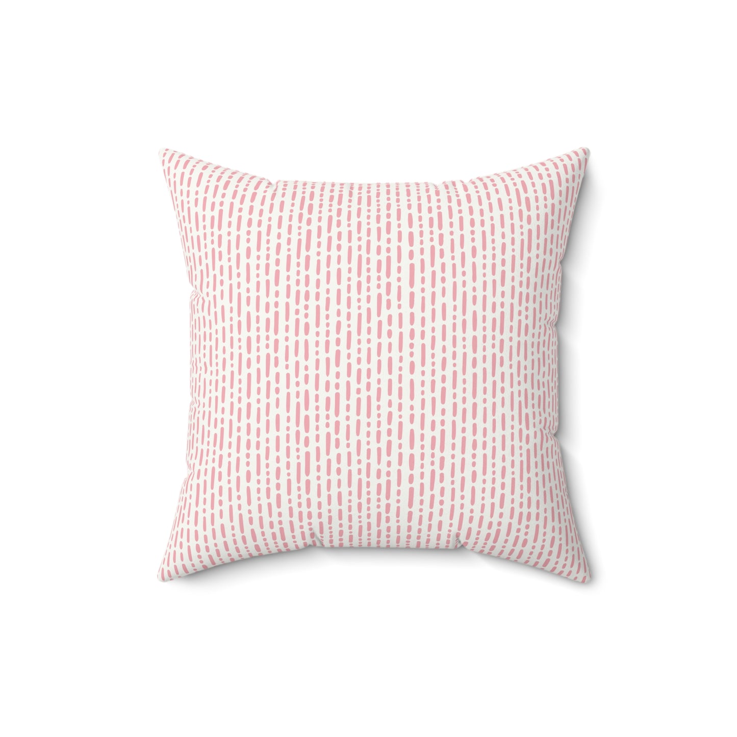 Pink Boho Pattern 6 - Faux Suede Square Pillow
