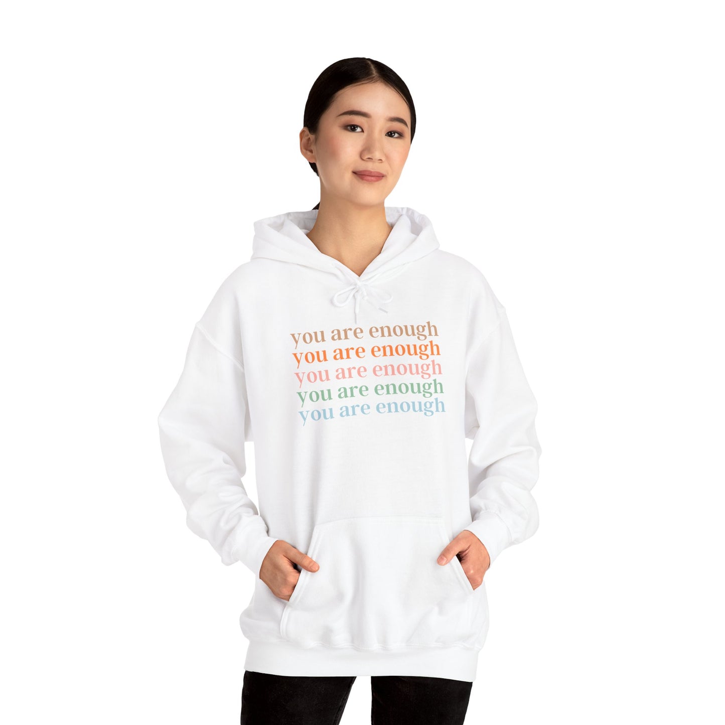 Unisex Heavy Blend Hooded Sweatshirt - you are enough