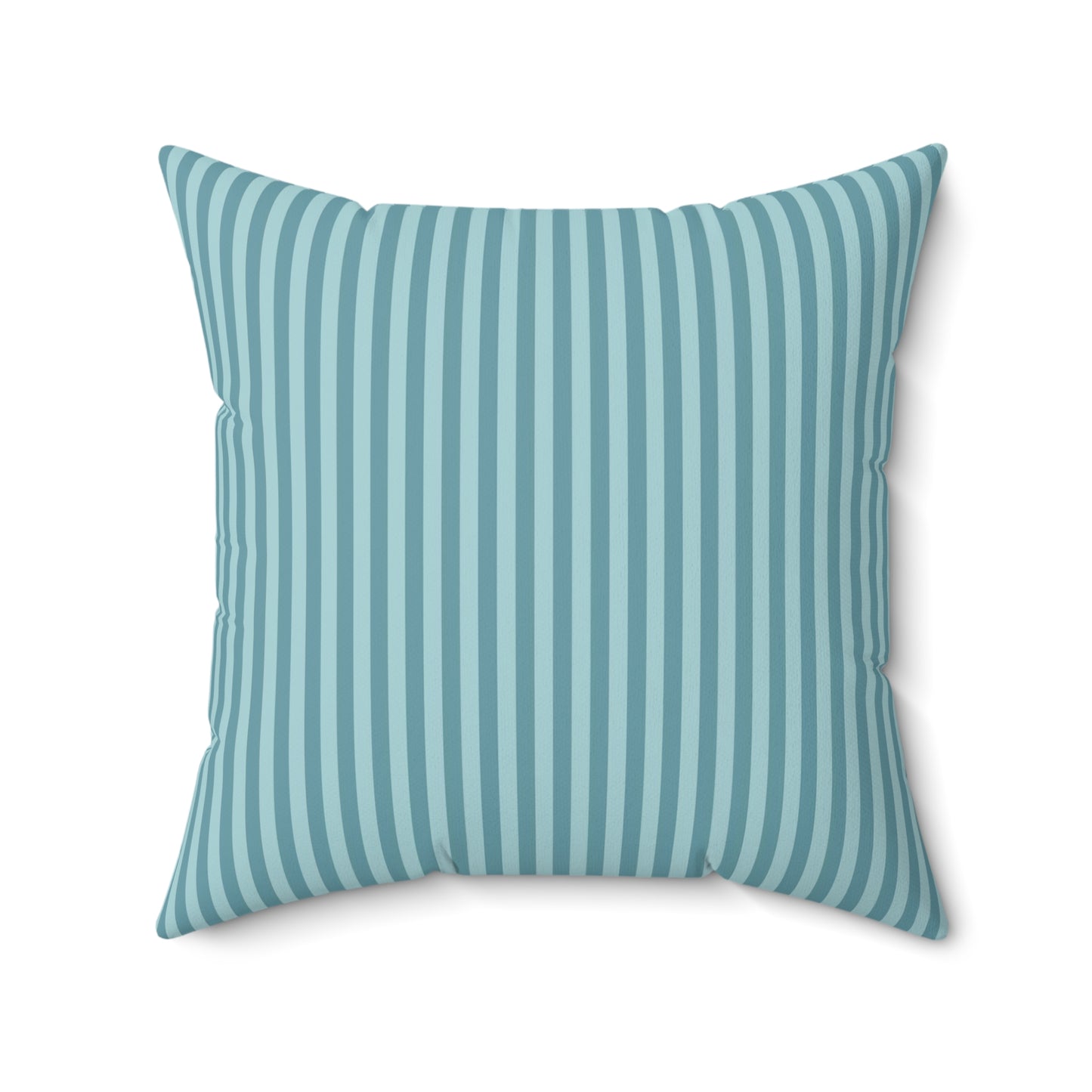 Teal Paris Pattern 24 - Faux Suede Square Pillow