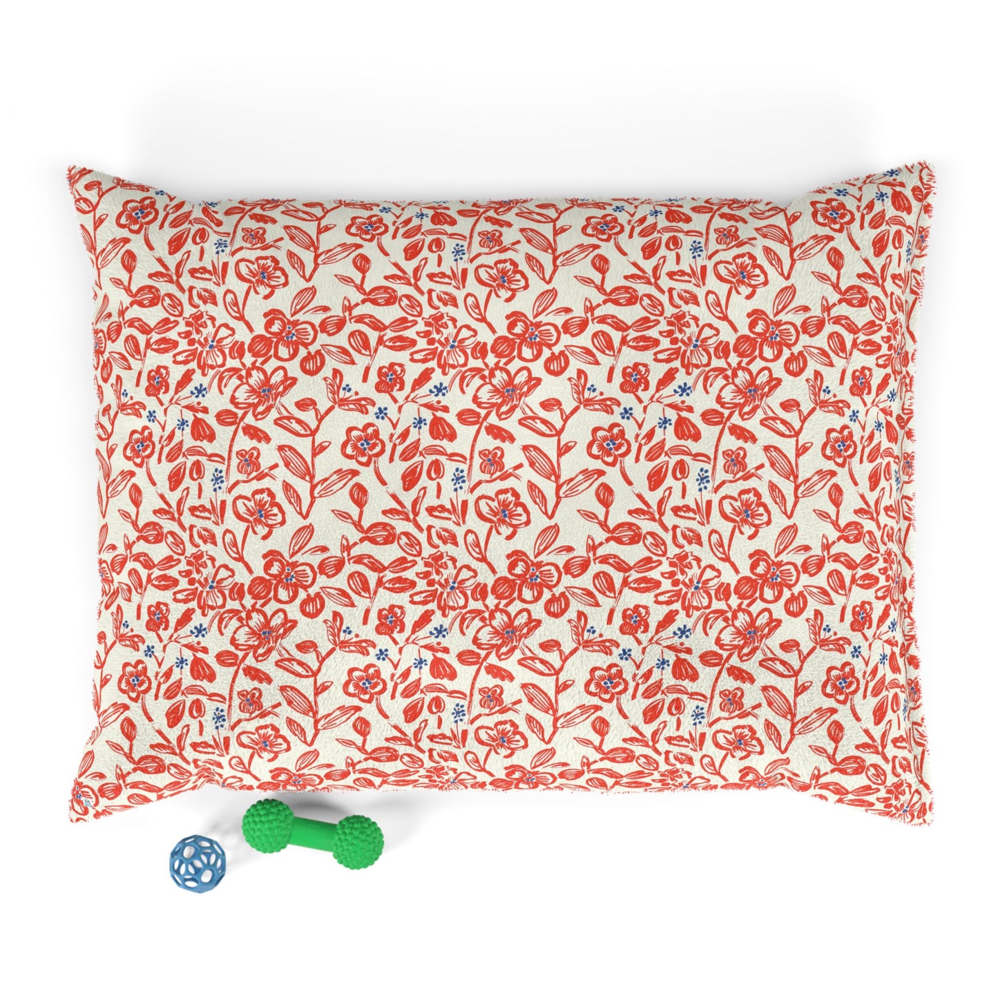 Gorgeous Floral Pet Bed - Cozy Soft Pillow for Cats & Dogs