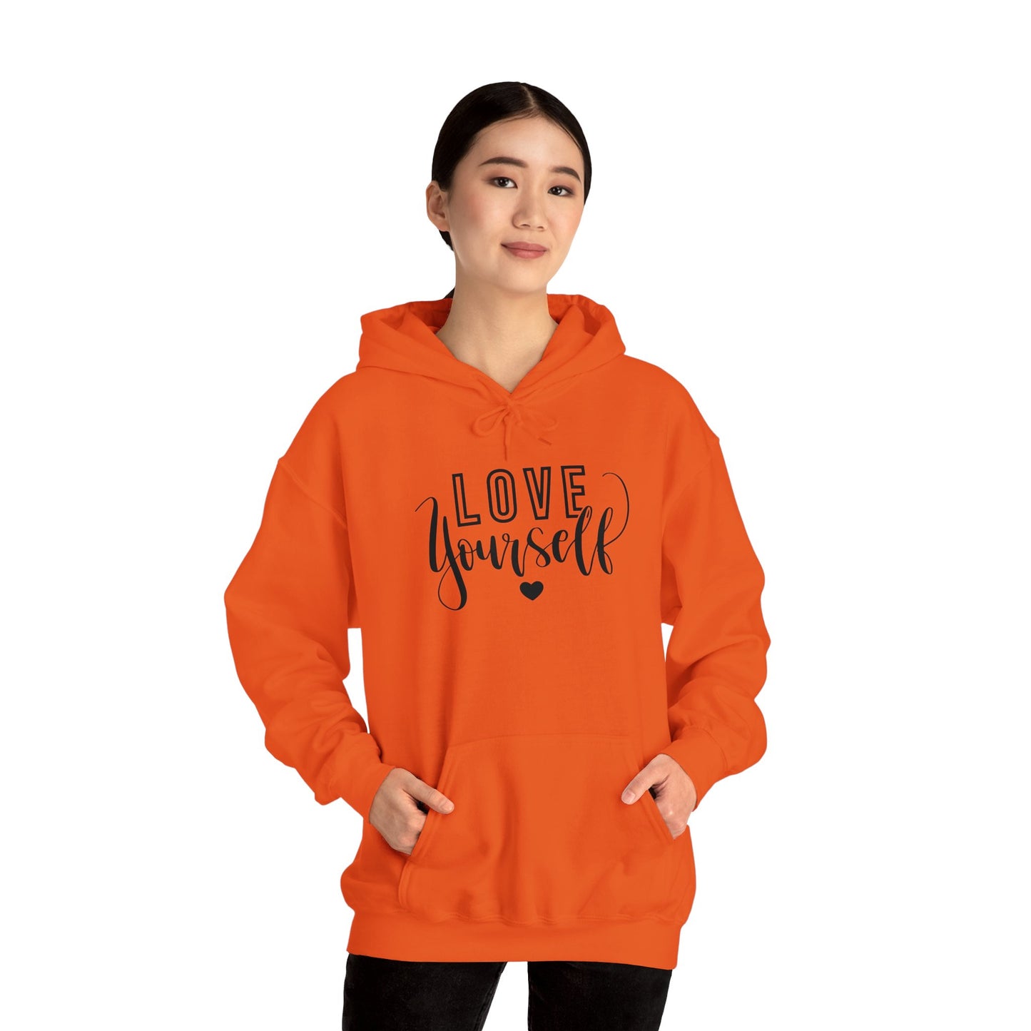 Unisex Heavy Blend Hooded Sweatshirt - Love Yourself