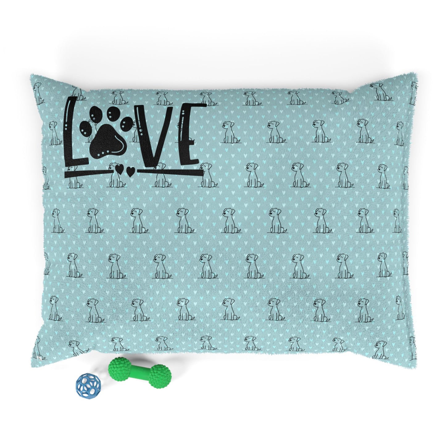 Stylish LOVE Pet Bed for Dogs - Cozy Comfort for Your Furry Friend