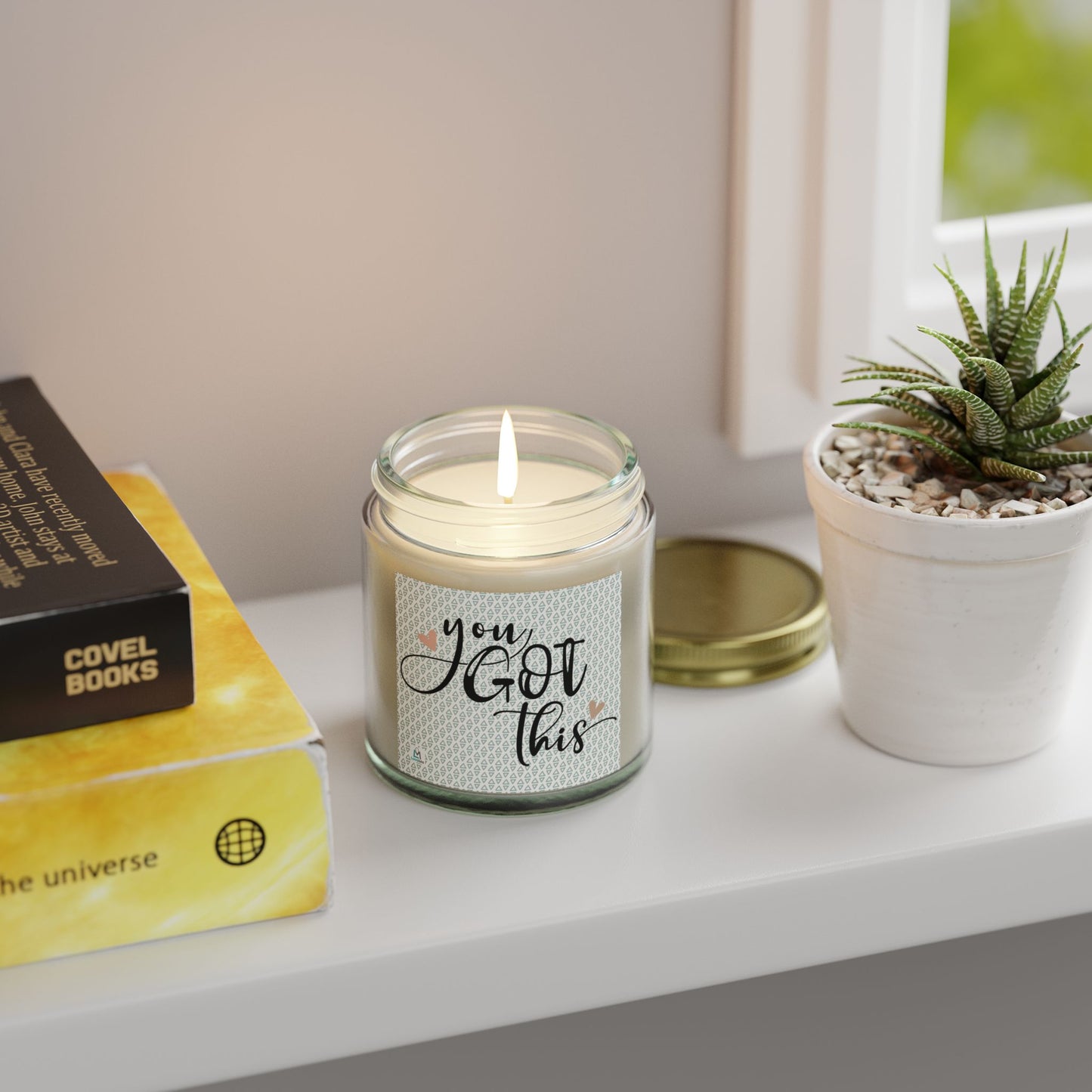 You Got This - Motivational Scented Candle - Coconut Apricot Wax (4oz, 9oz)