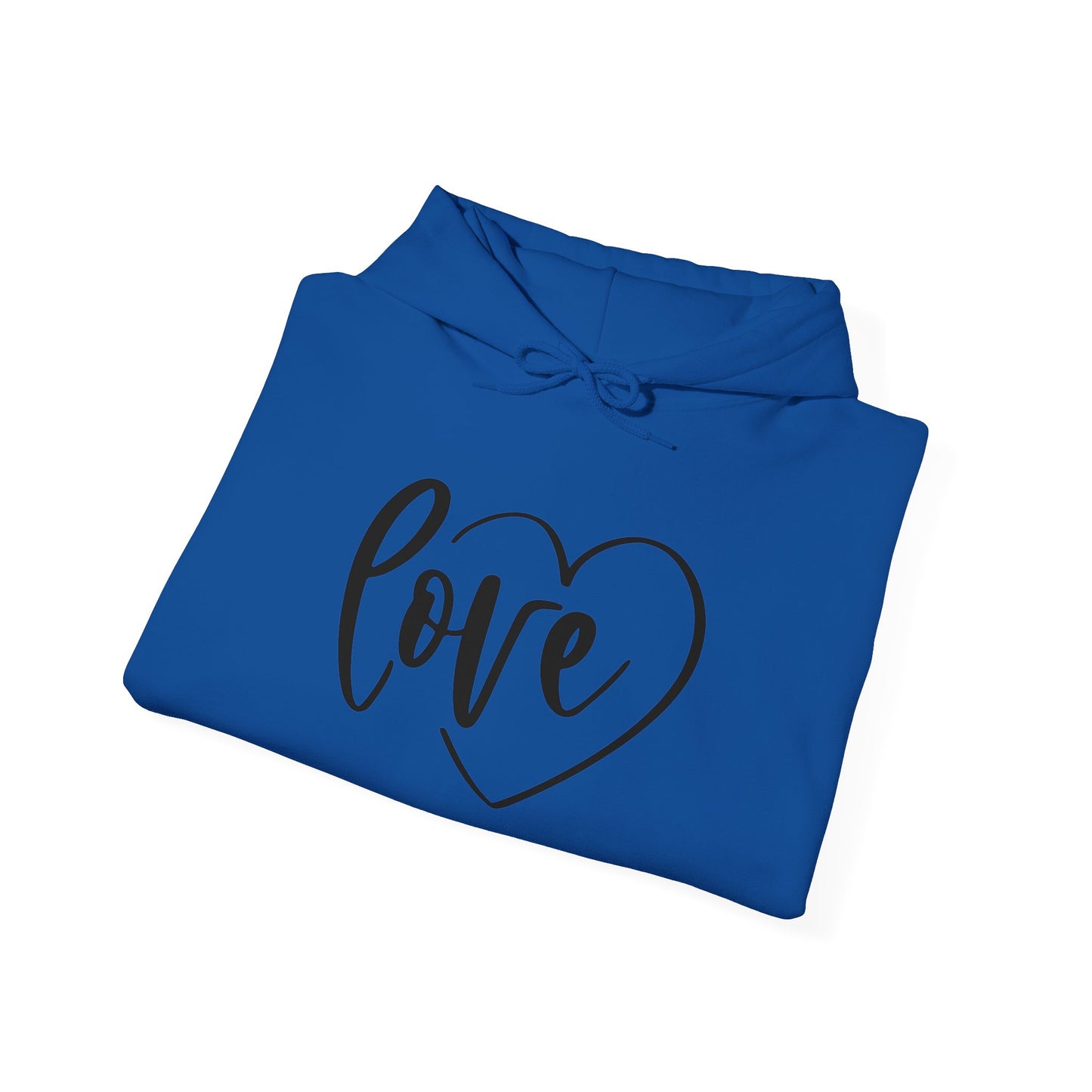 Unisex Heavy Blend Hooded Sweatshirt - Love Heart