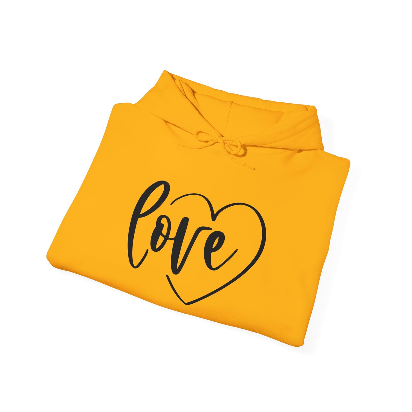 Unisex Heavy Blend Hooded Sweatshirt - Love Heart