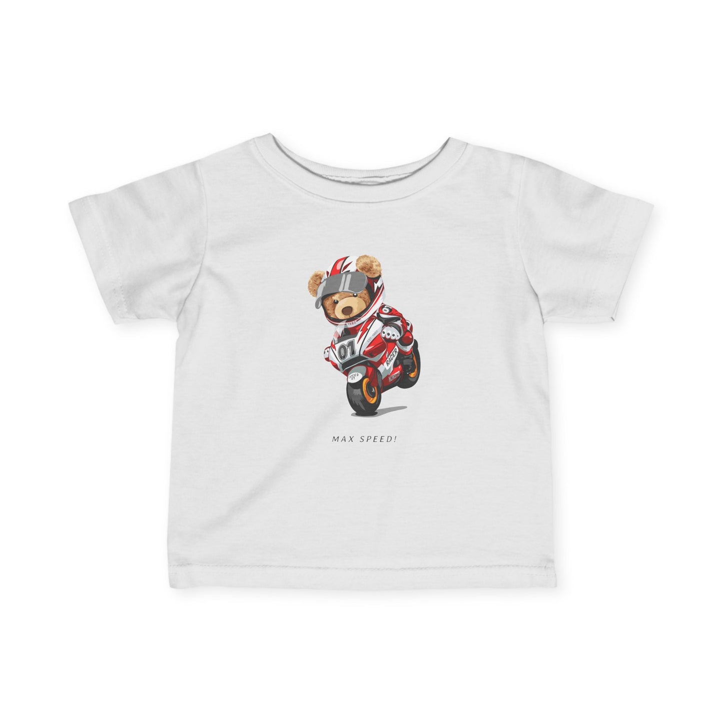 Motorcycle Bear - Infant Fine Jersey Tee