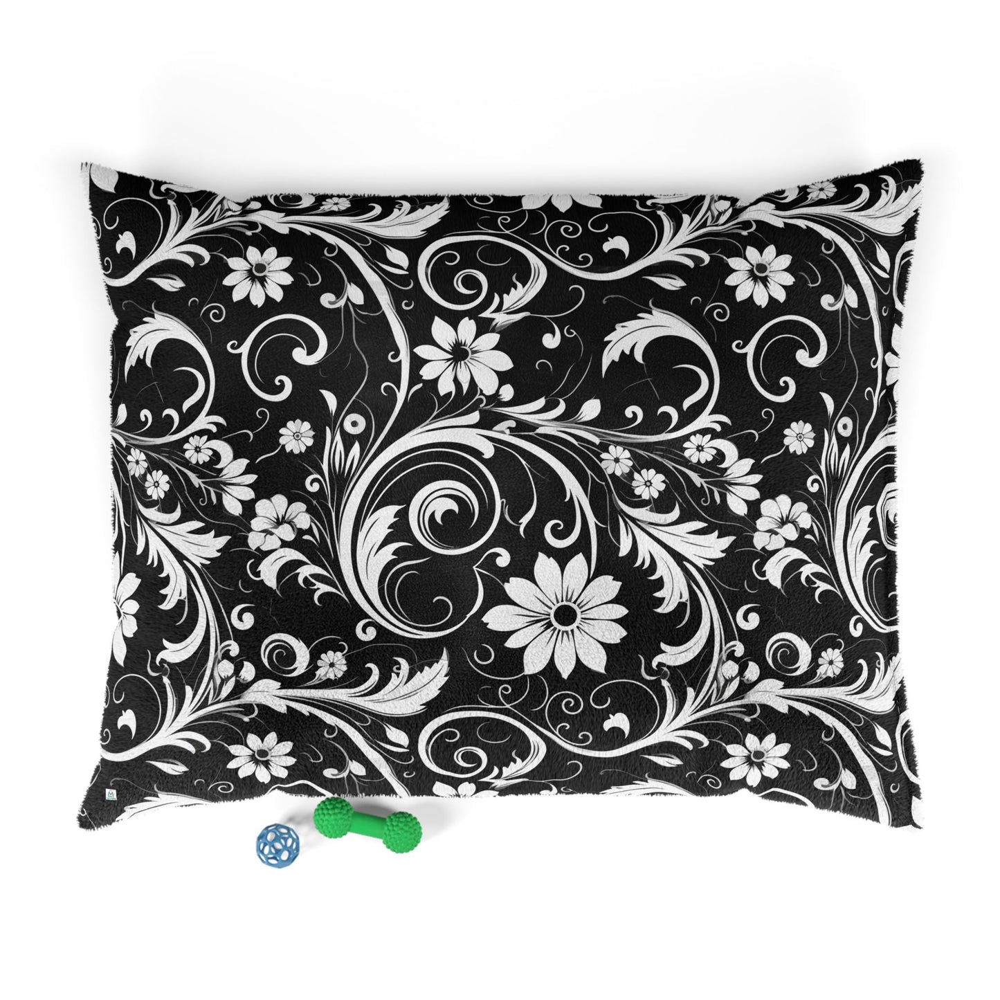 Elegant Floral Design Pet Bed - Stylish Comfort for Your Furry Friend