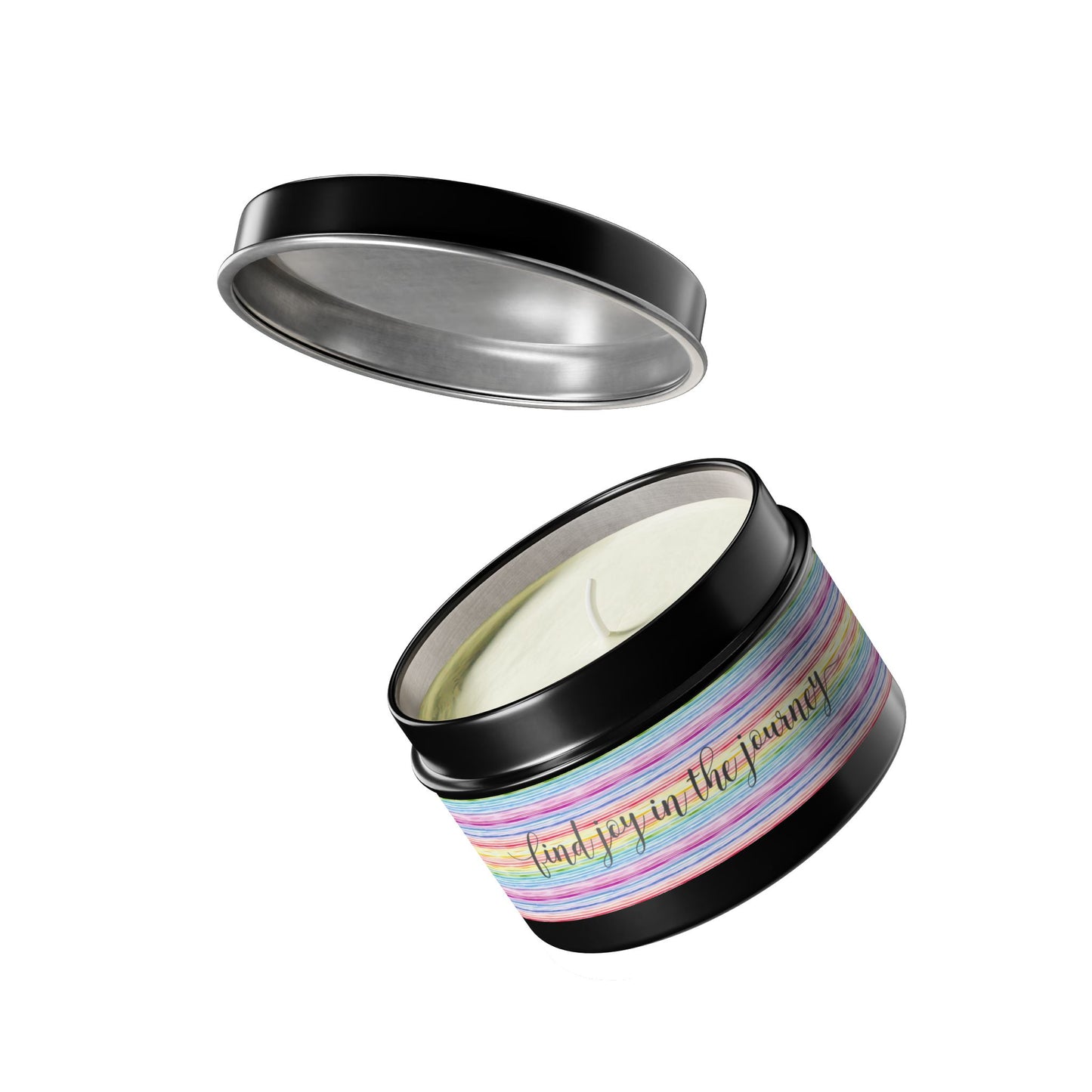 Find Joy in the Journey - Inspirational - Mindfulness & Self-Care - Scented Tin Candle