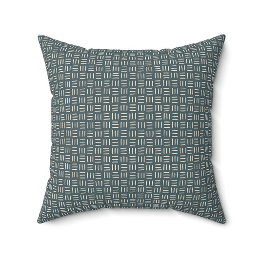 Boho Vibes Pattern 7.3 - Faux Suede Square Pillow