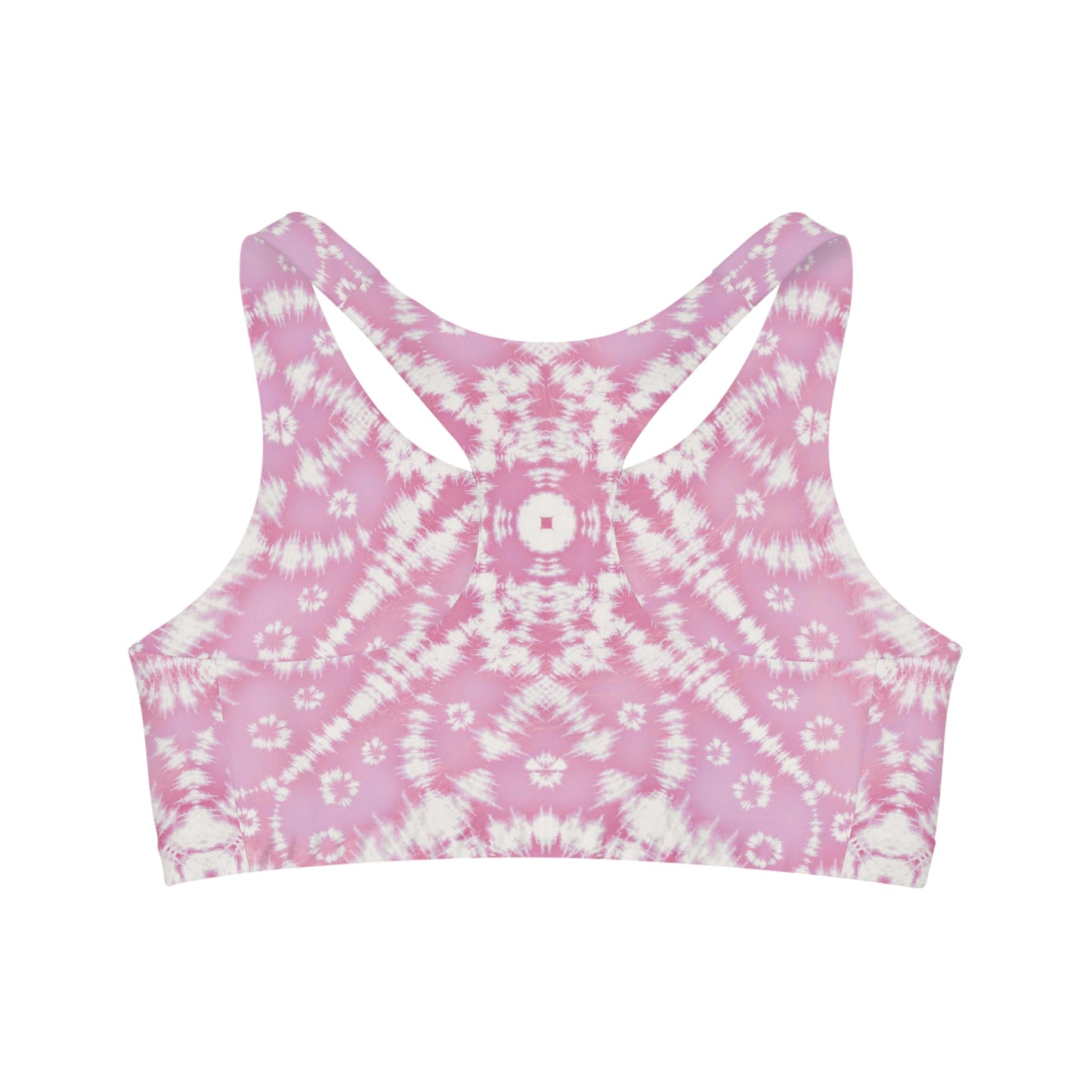 Pink Batik - Seamless Sports Bra