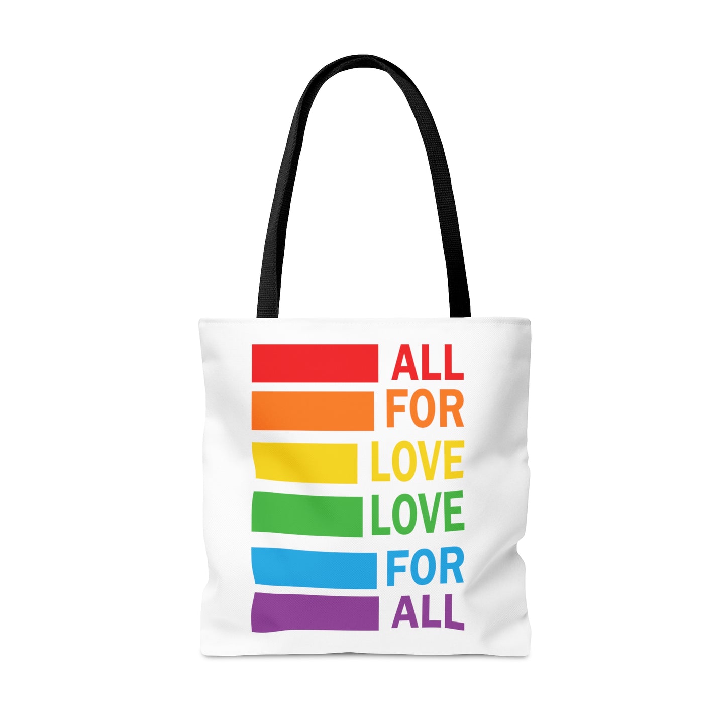 PRIDE - All For Love Love For All - Practical, high-quality Tote Bag
