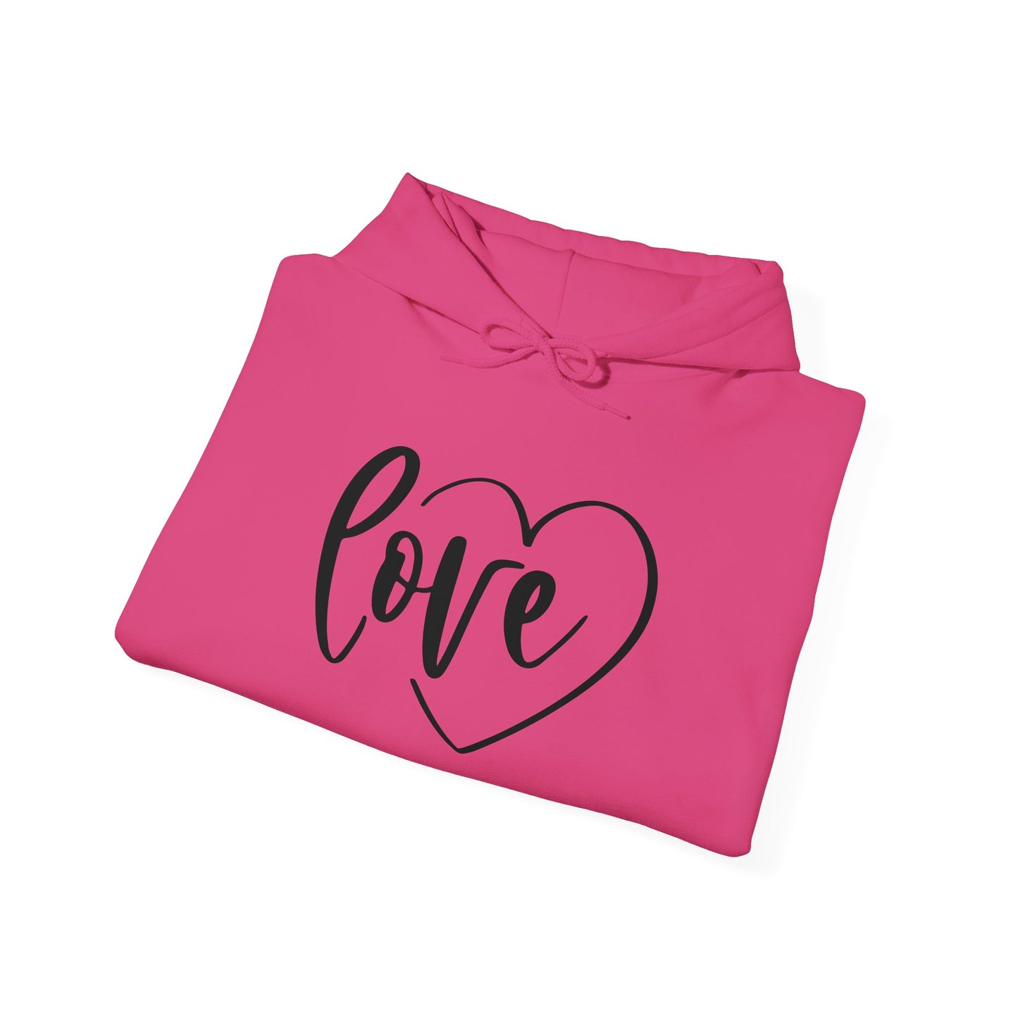 Unisex Heavy Blend Hooded Sweatshirt - Love Heart