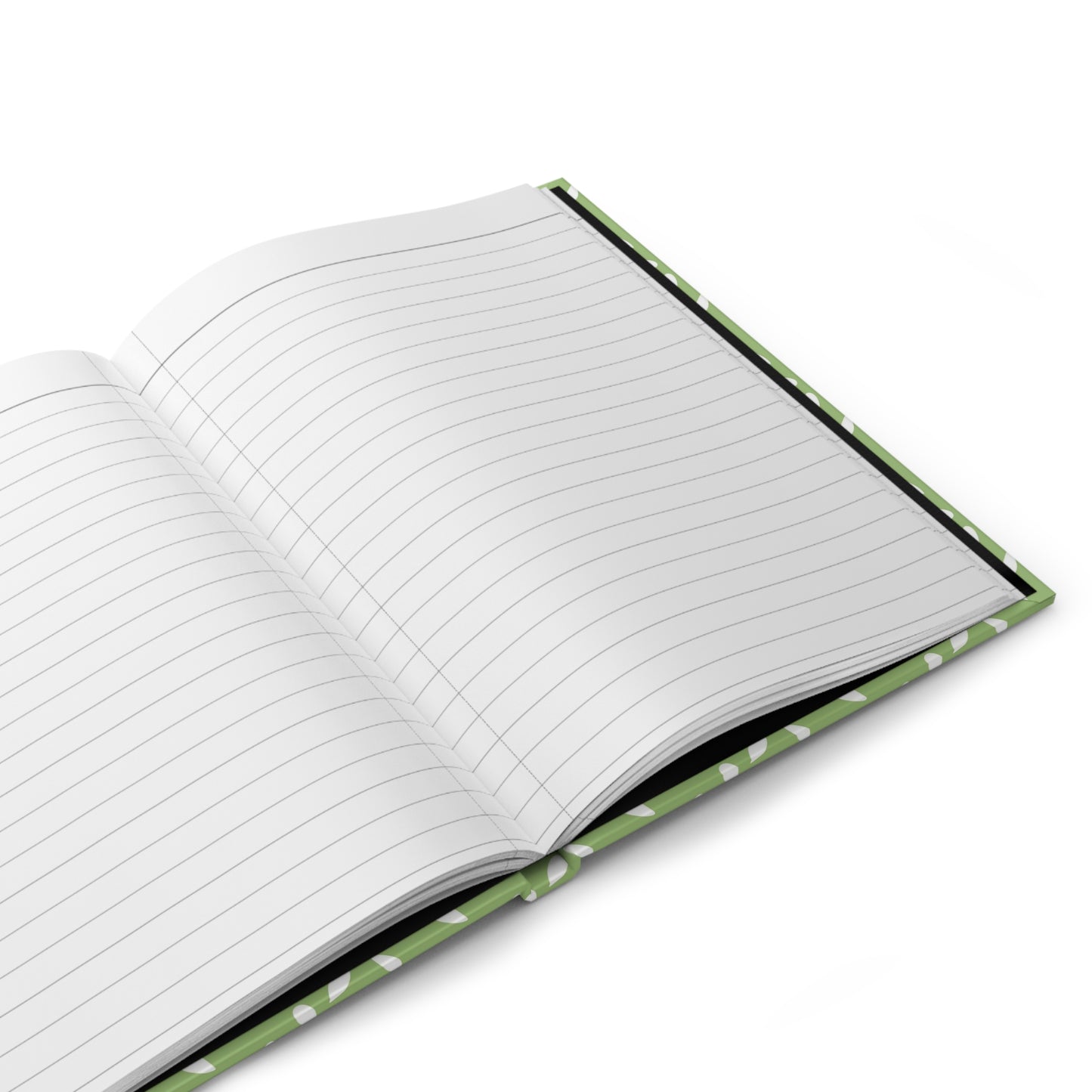 You Are Strong - Green and White - Hardcover Lined Journal Matte