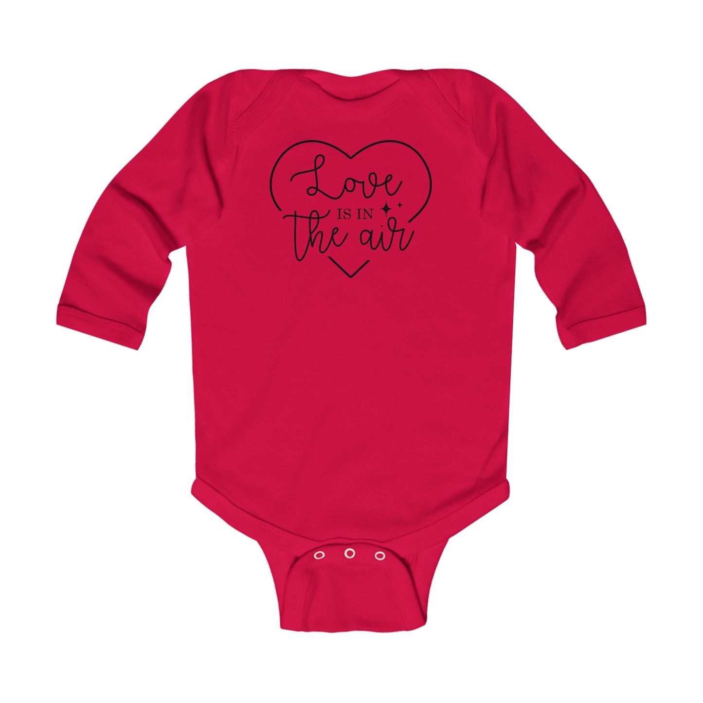 Love is in the Air - Heart - Infant Long Sleeve Bodysuit