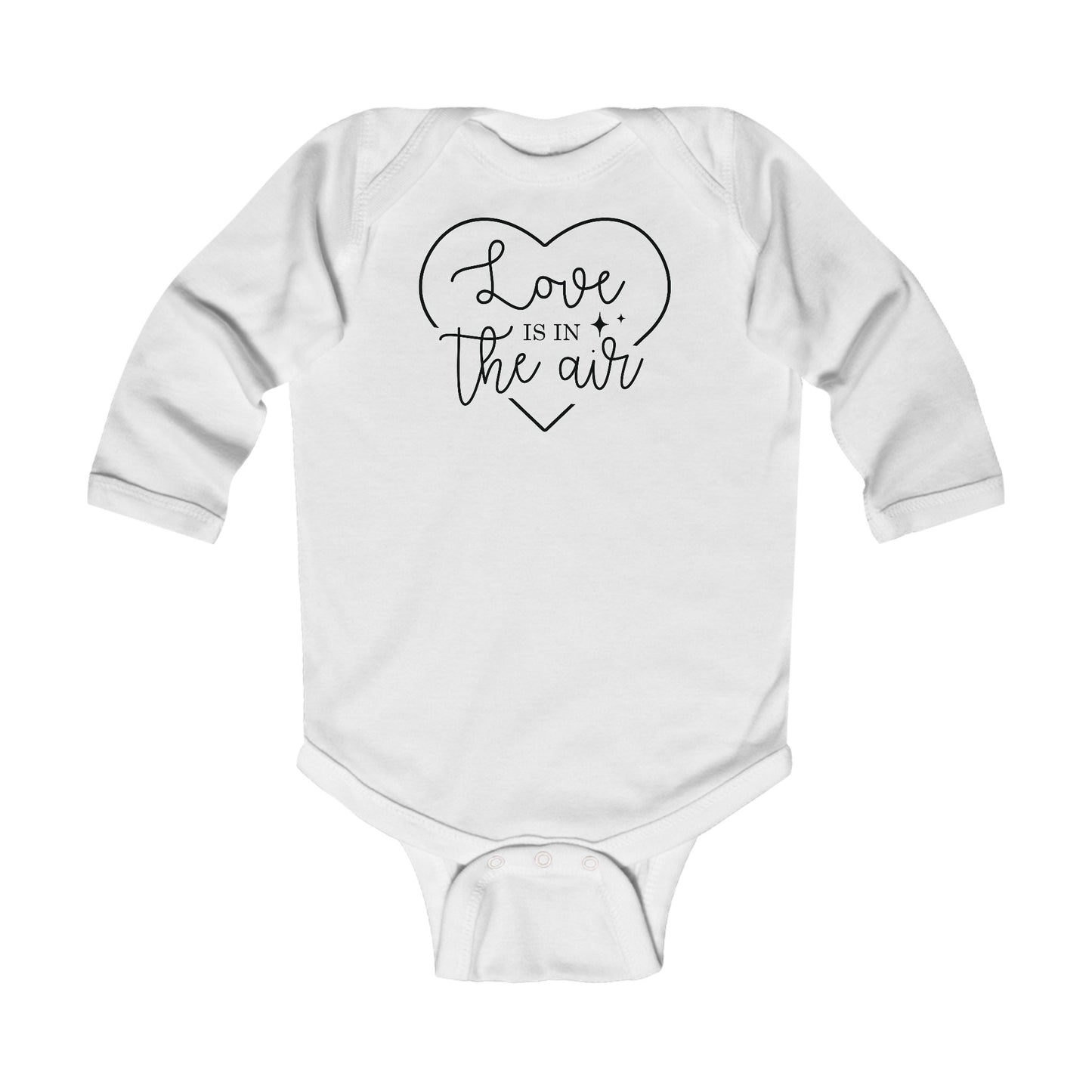 Love is in the Air - Heart - Infant Long Sleeve Bodysuit