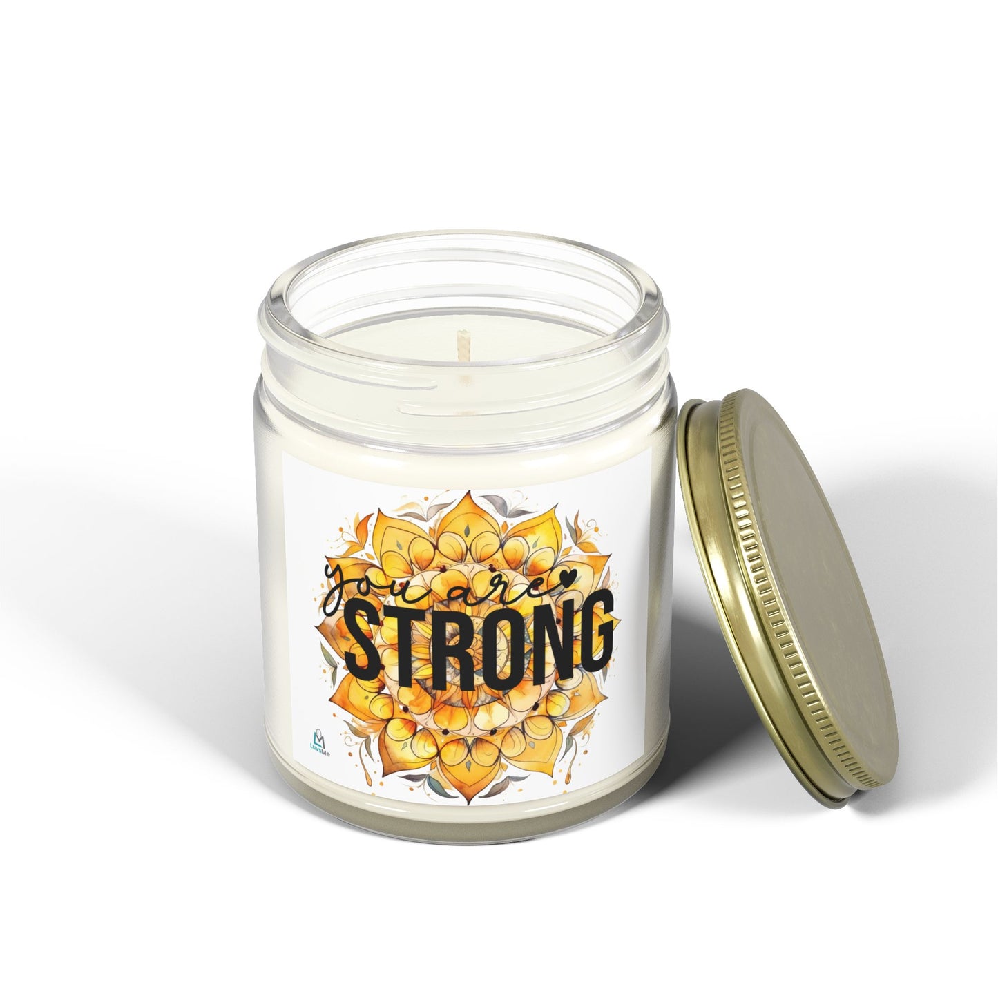 You are Strong - Motivational Scented Candle - Coconut Apricot Wax (4oz, 9oz)