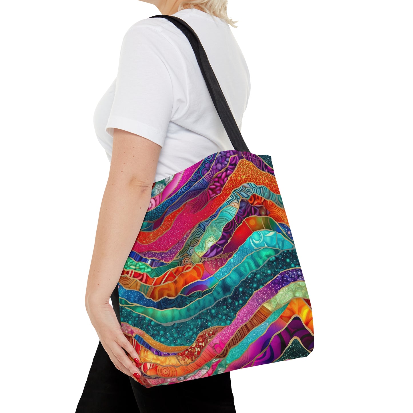 Bright Agate Abstract - Practical. high-quality Tote Bag