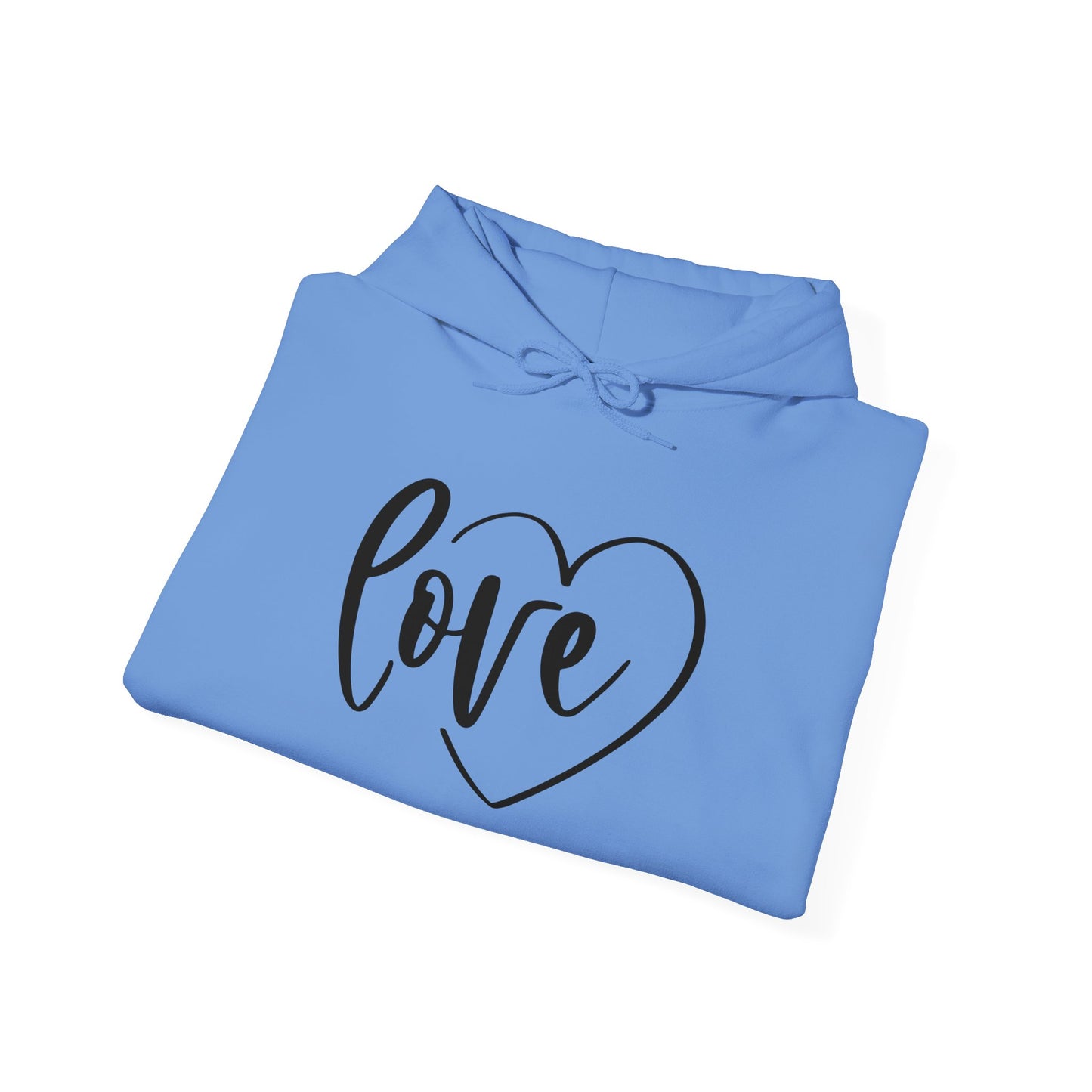 Unisex Heavy Blend Hooded Sweatshirt - Love Heart