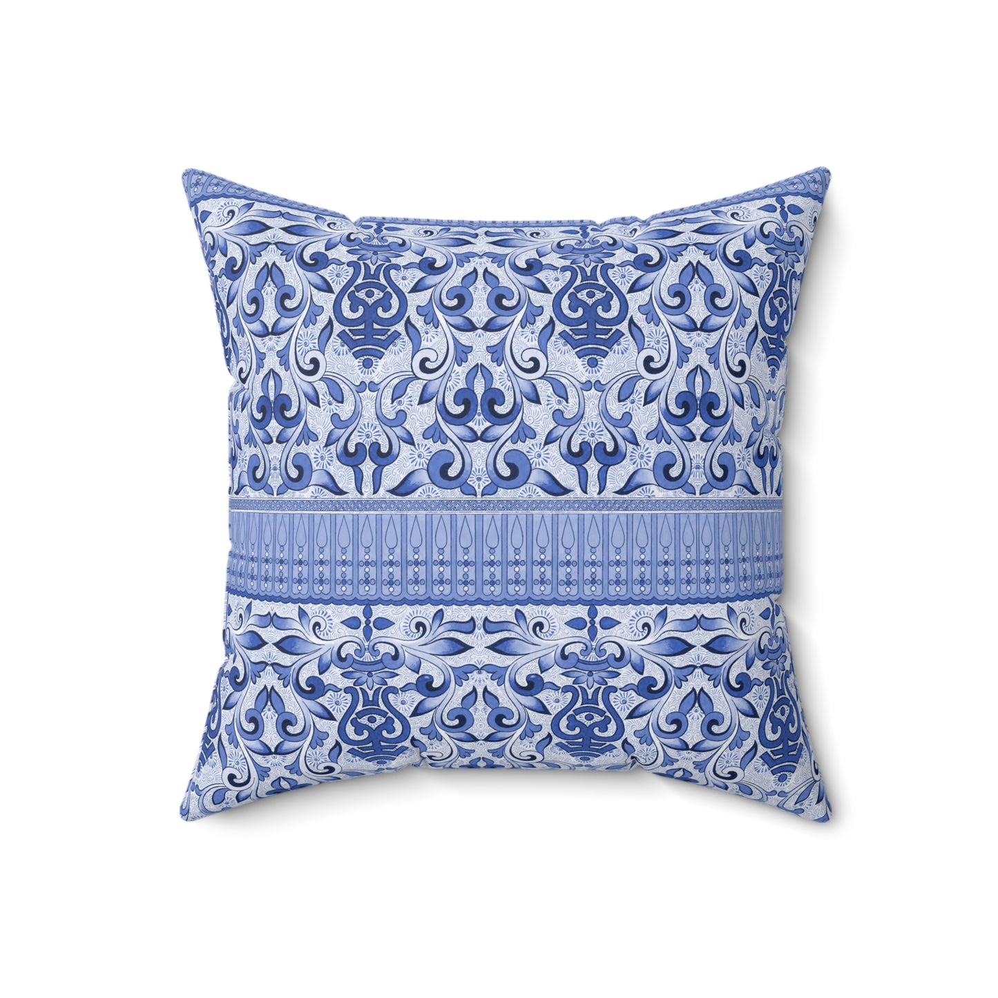 Boho Pattern 27 - Faux Suede Square Pillow