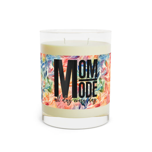 Mom Mode - All Day Everyday - Watercolor Flowers - Scented Candle - 11oz