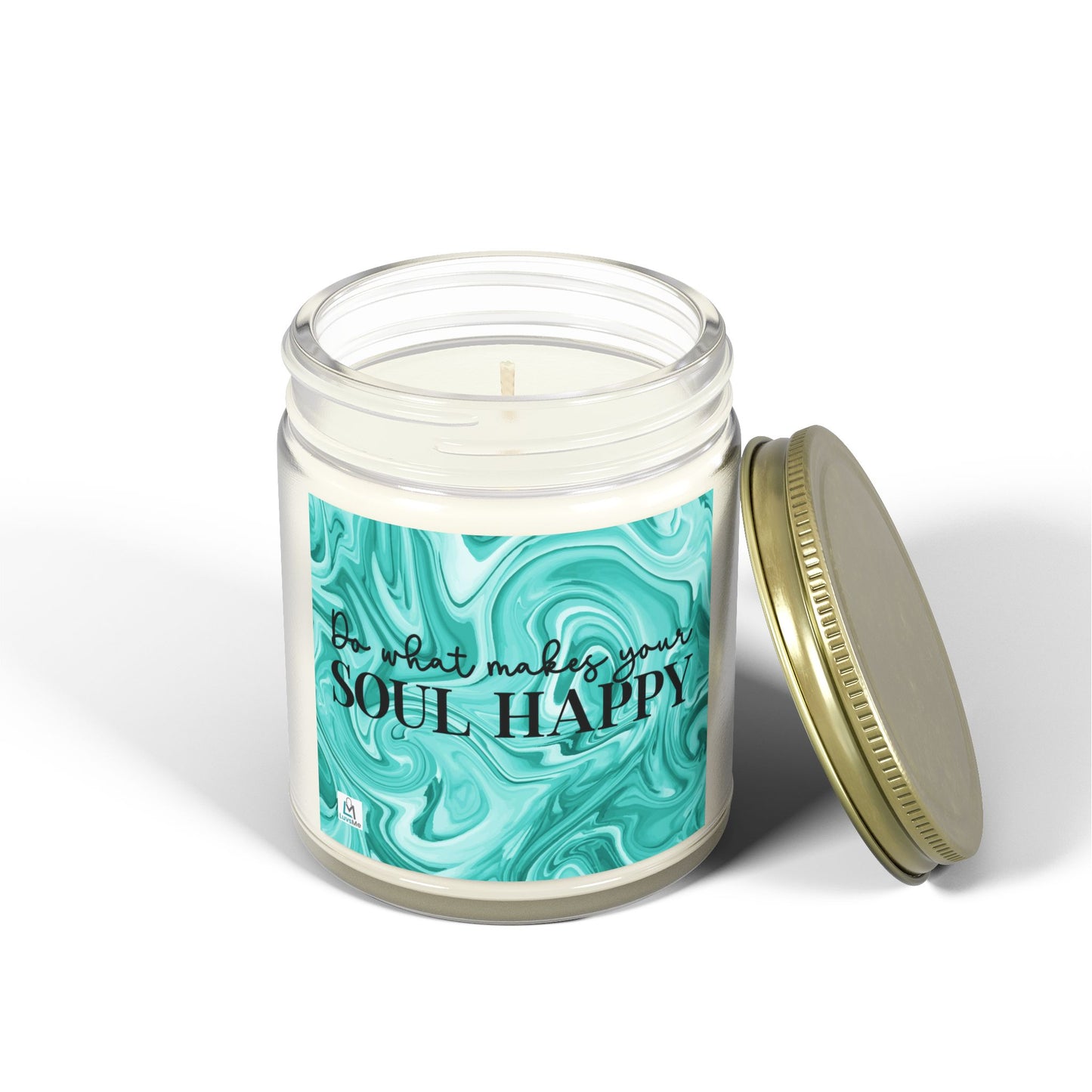 Do What Makes Your Soul Happy - Motivational Scented Candle - Coconut Apricot Wax (4oz, 9oz)