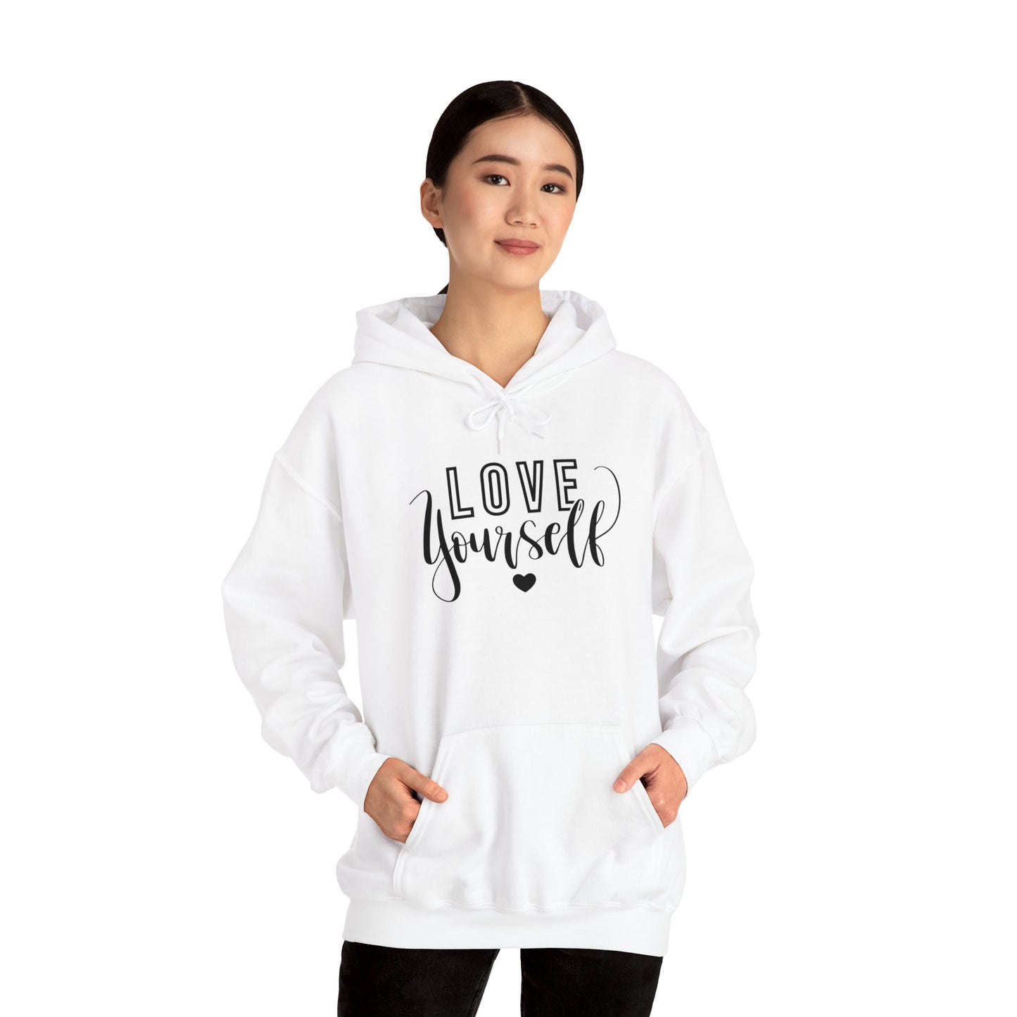 Unisex Heavy Blend Hooded Sweatshirt - Love Yourself