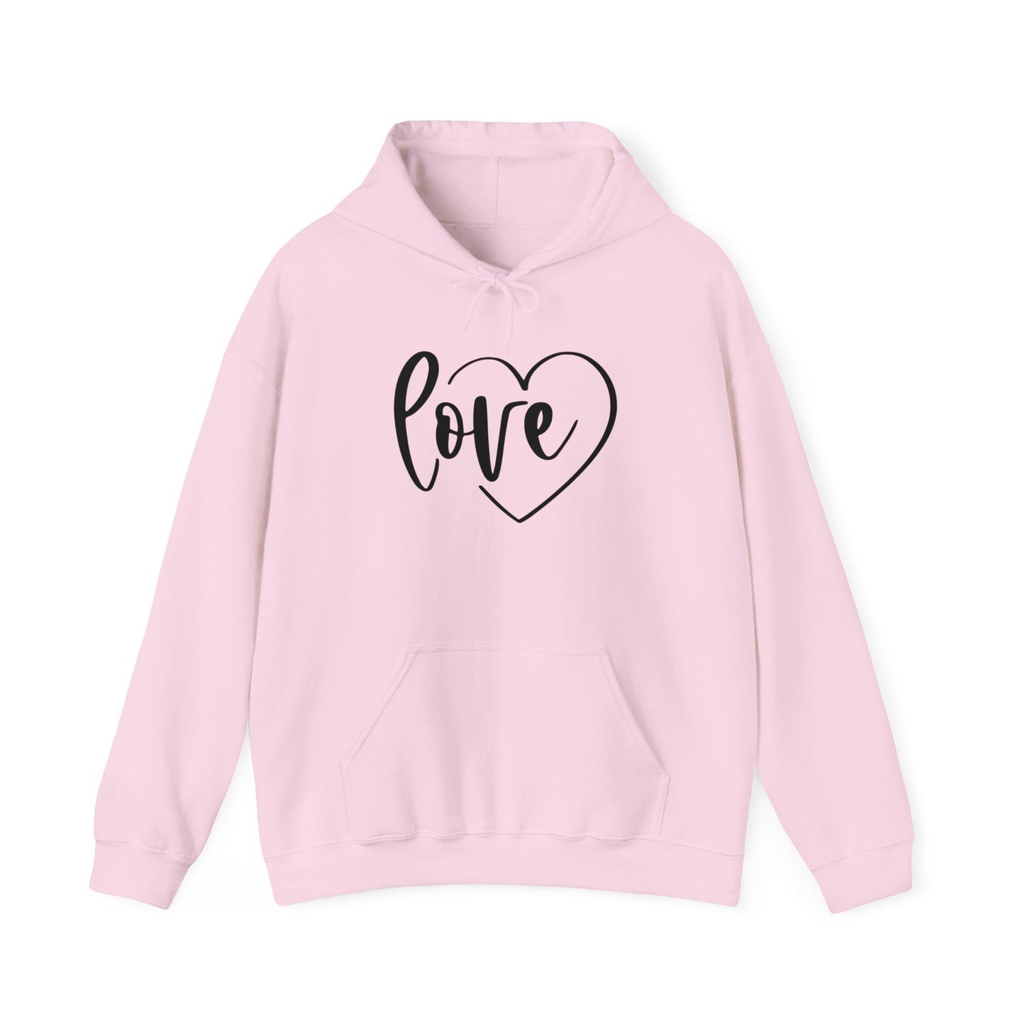 Unisex Heavy Blend Hooded Sweatshirt - Love Heart
