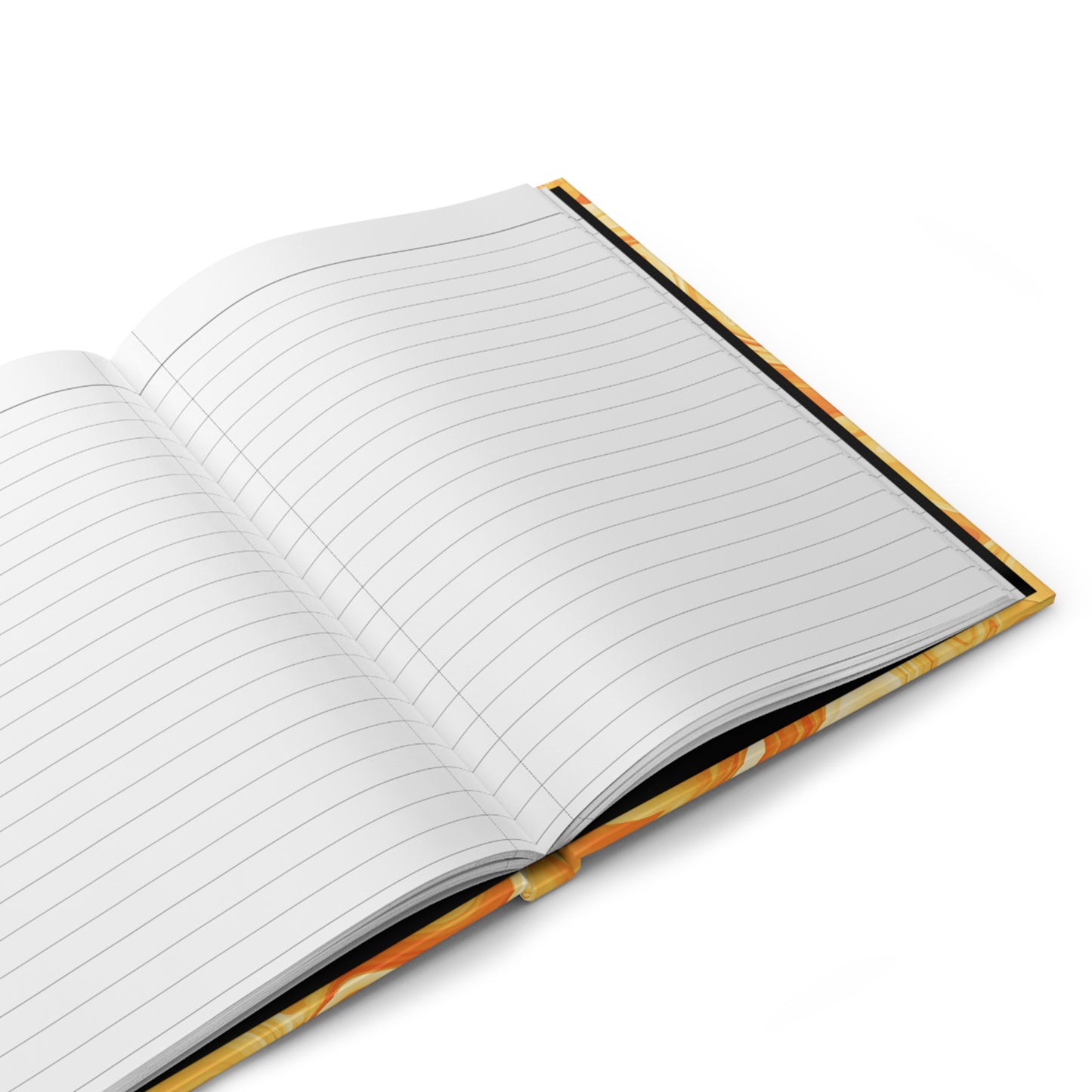 Yellow Marble - Hardcover Lined Journal Matte