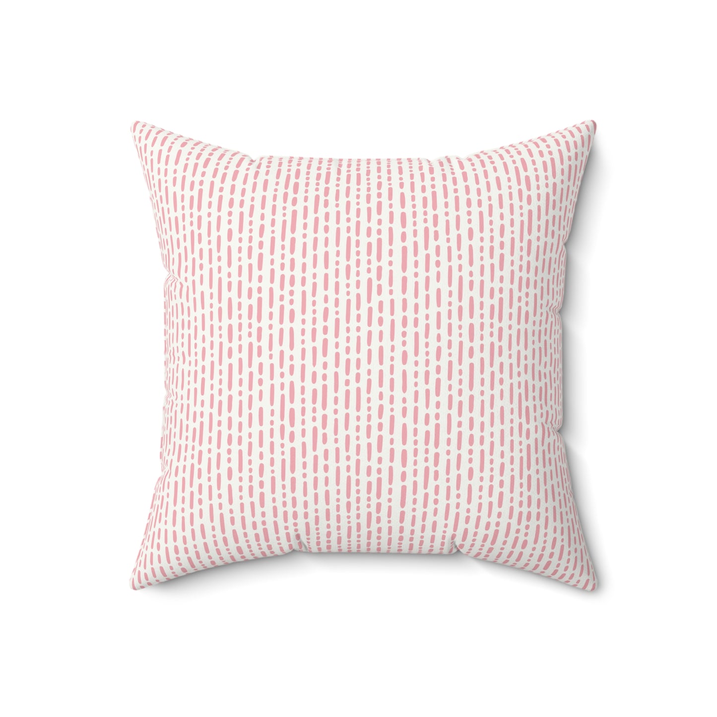 Pink Boho Pattern 6 - Faux Suede Square Pillow