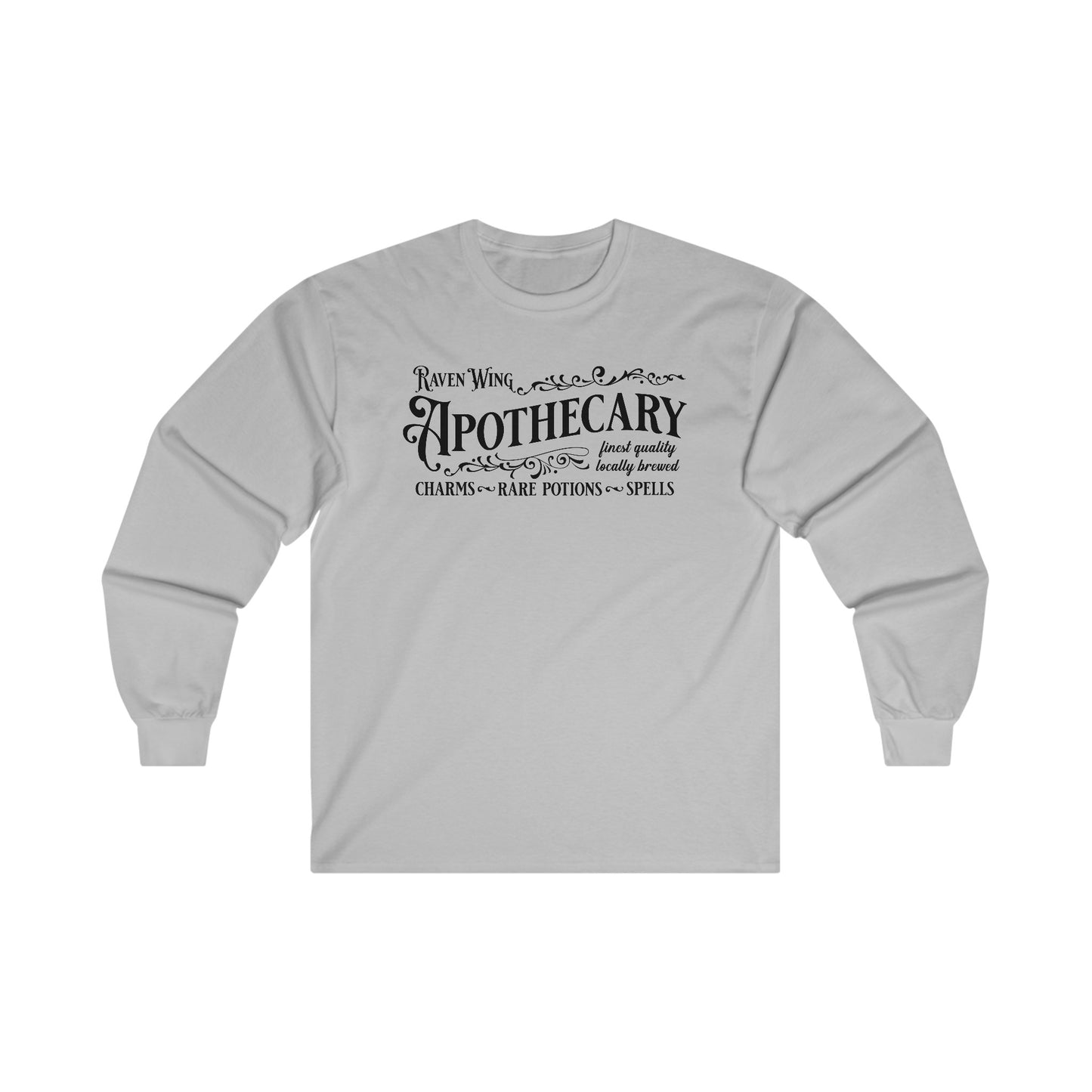 Halloween - Raven Wing - Apothecary - Potions - Spells - Charms - Ultra Cotton Long Sleeve Tee
