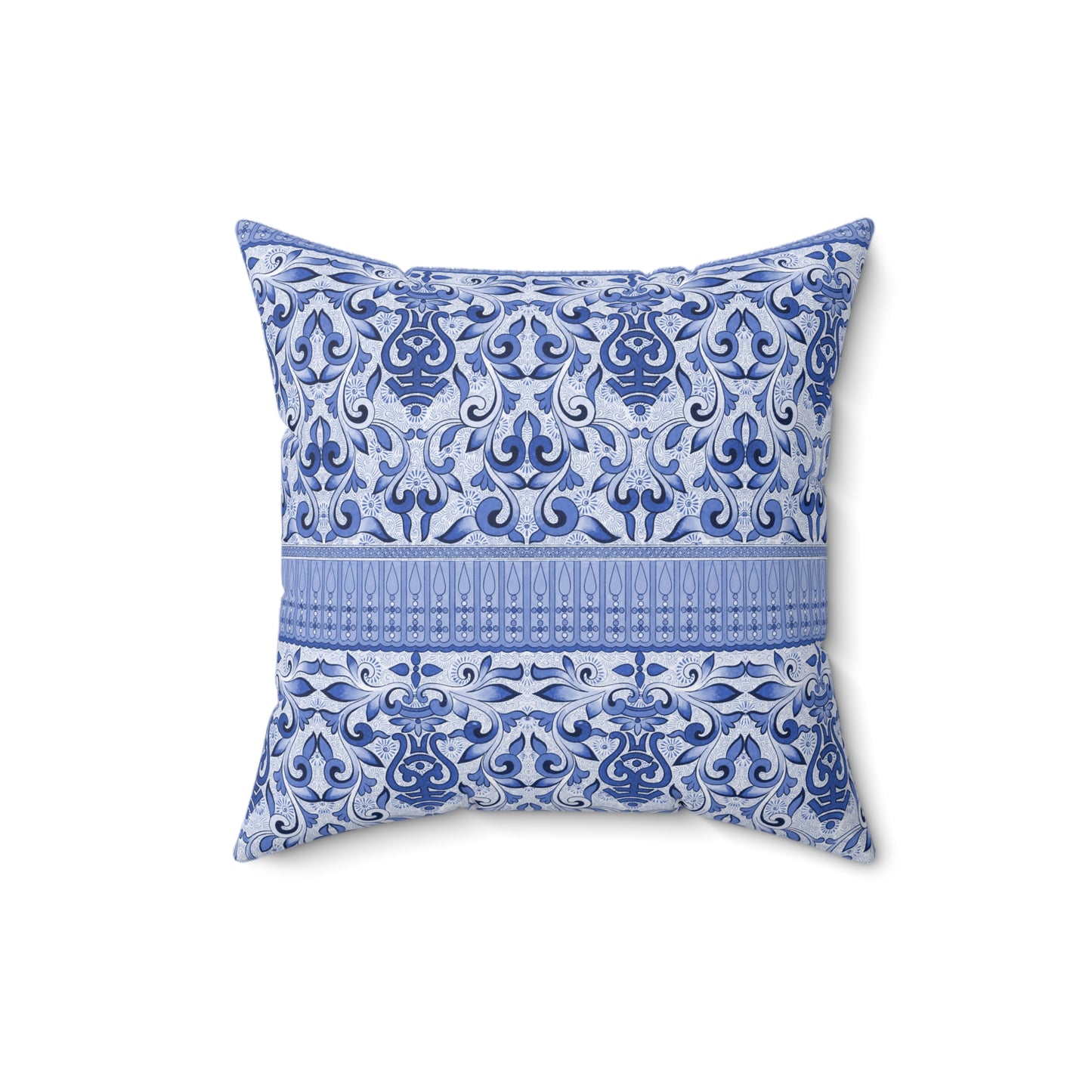 Boho Pattern 27 - Faux Suede Square Pillow