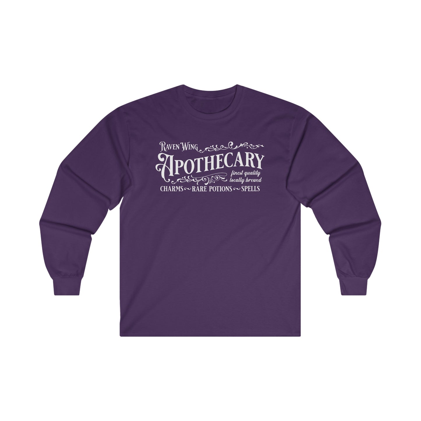 Halloween - Raven Wing - Apothecary - Potions - Spells - Charms - Ultra Cotton Long Sleeve Tee