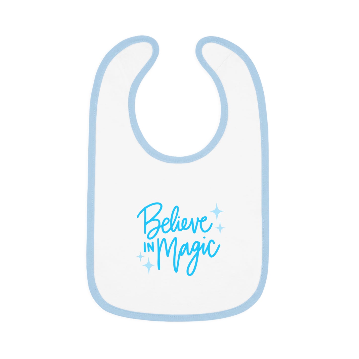 Believe in Magic - Baby Contrast Trim Jersey Bib