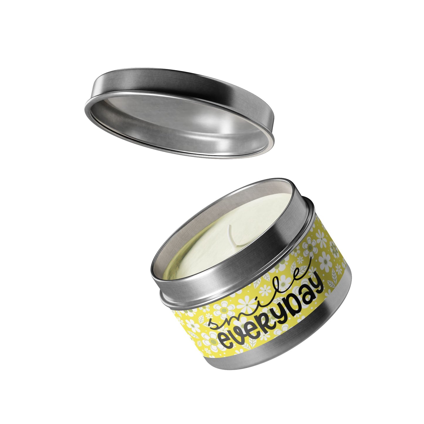 Smile Everyday - Inspirational - Mindfulness & Self-Care - Scented Tin Candle
